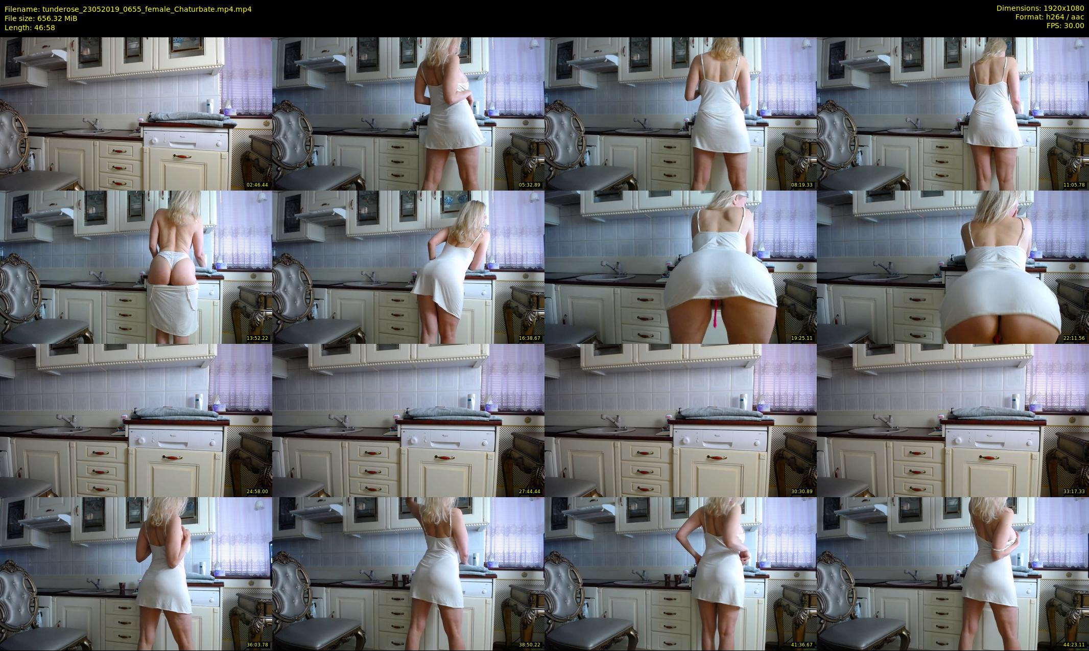 tunderose — 47 minute Chaturbate female cam show recording, 1080p, May 23, 2019