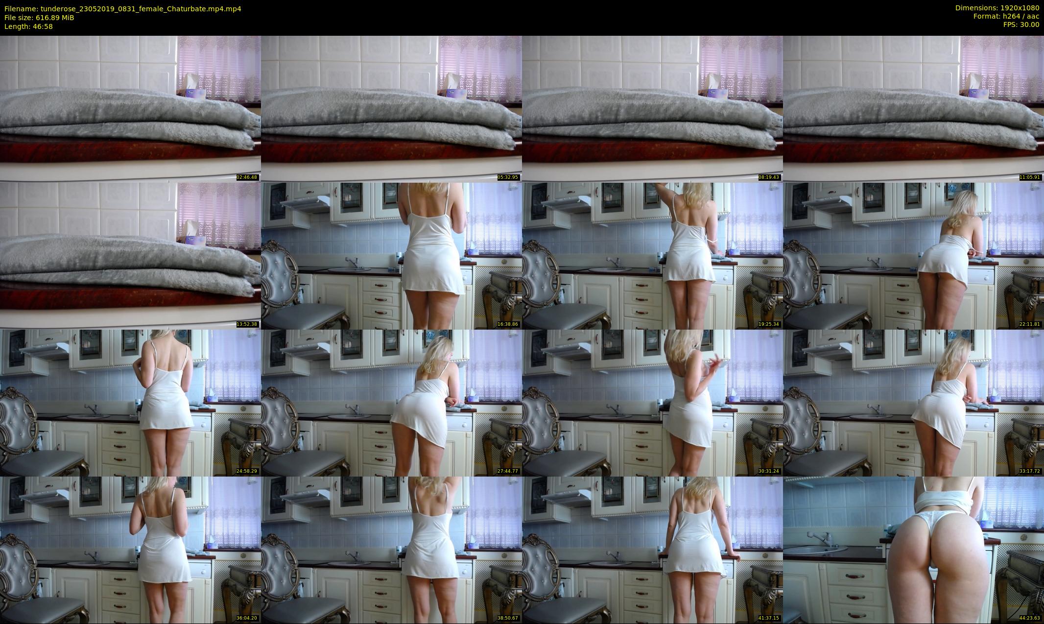 tunderose — 47 minute Chaturbate female cam show recording, 1080p, May 23, 2019