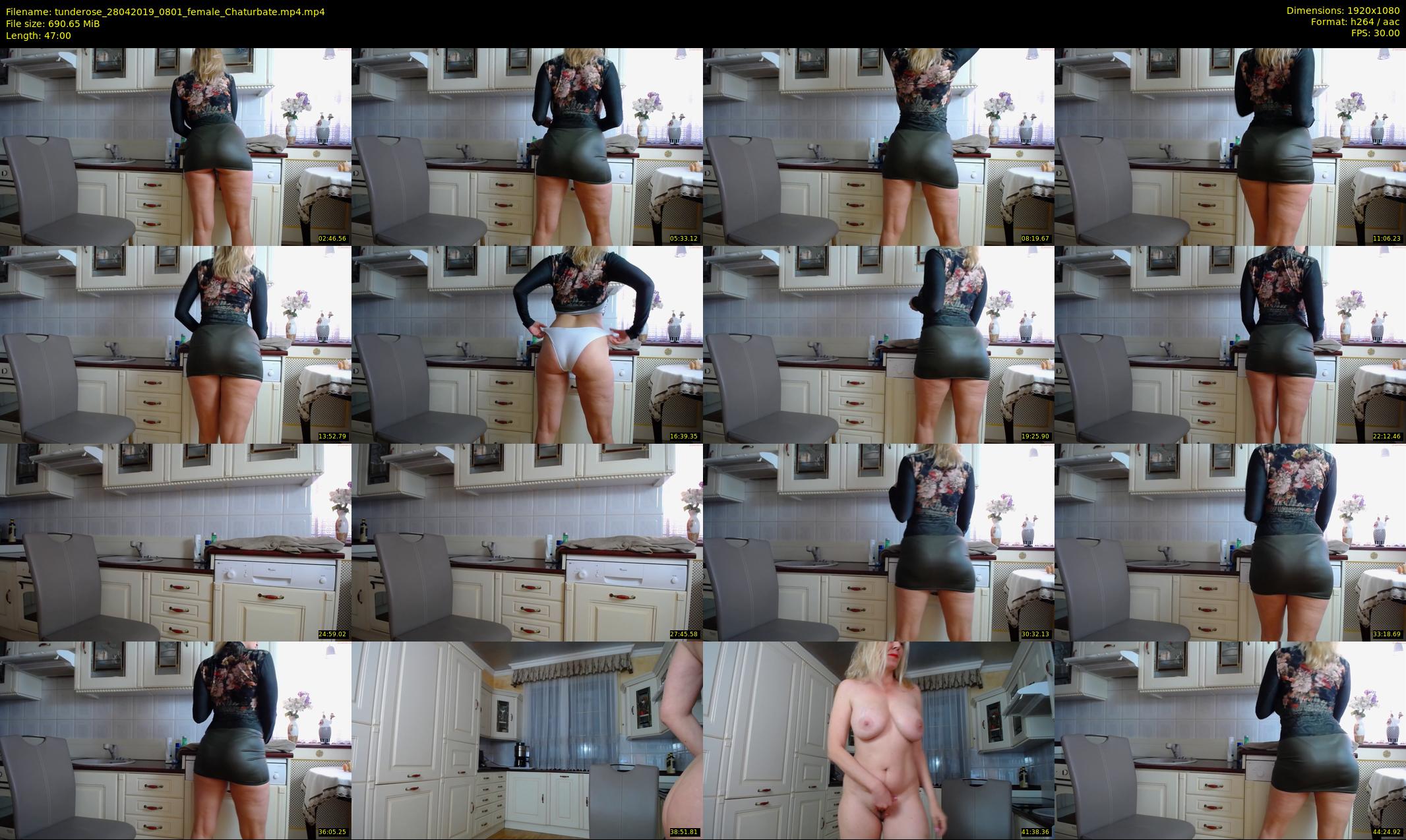 tunderose — 47 minute Chaturbate female cam show recording, 1080p, Apr 28, 2019