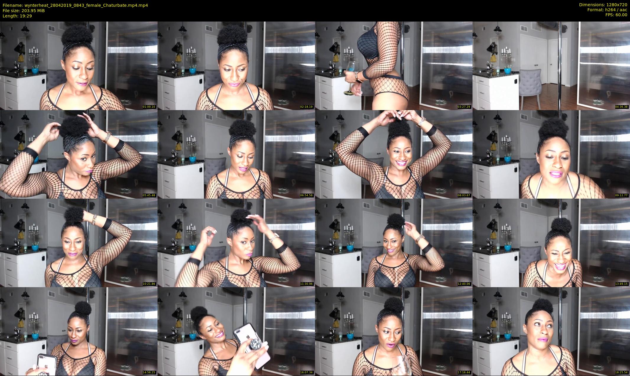 wynterheat — 20 minute Chaturbate female cam show recording, 720p, Apr 28, 2019