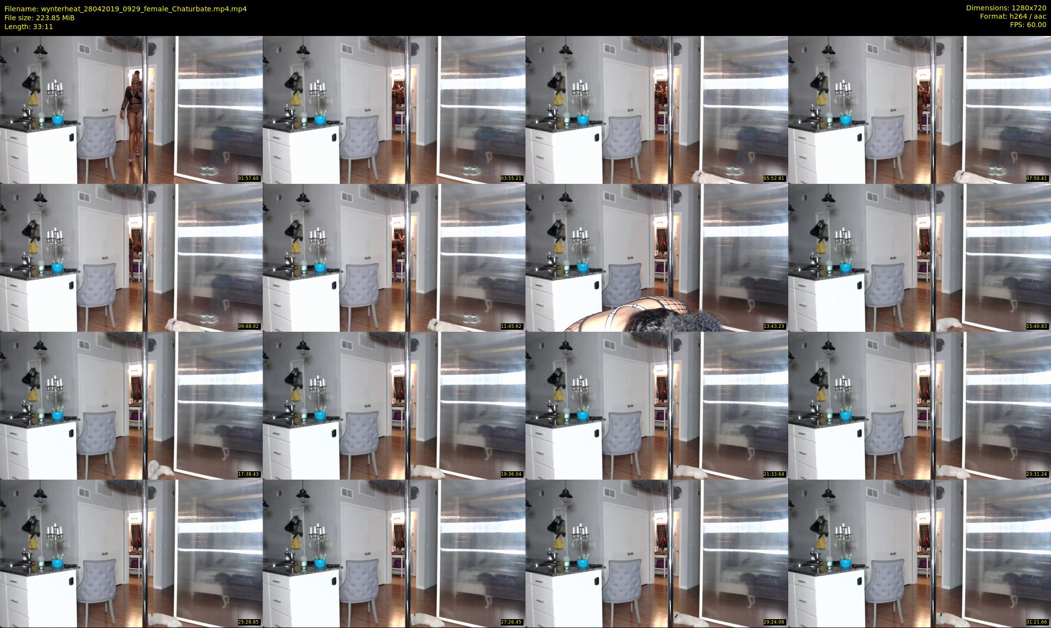 wynterheat — 34 minute Chaturbate female cam show recording, 720p, Apr 28, 2019