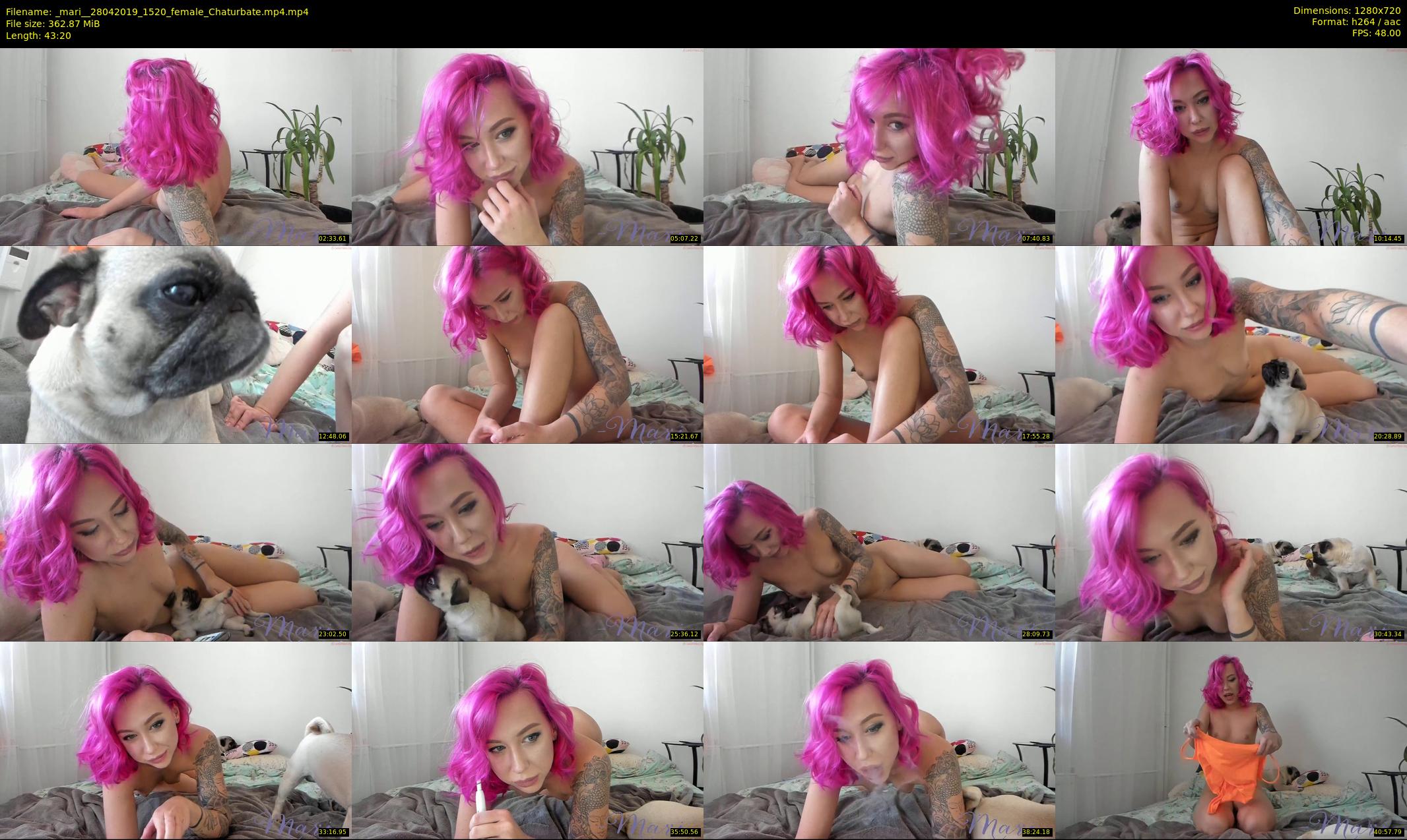 _mari_ — 44 minute Chaturbate female cam show recording, 720p, Apr 28, 2019