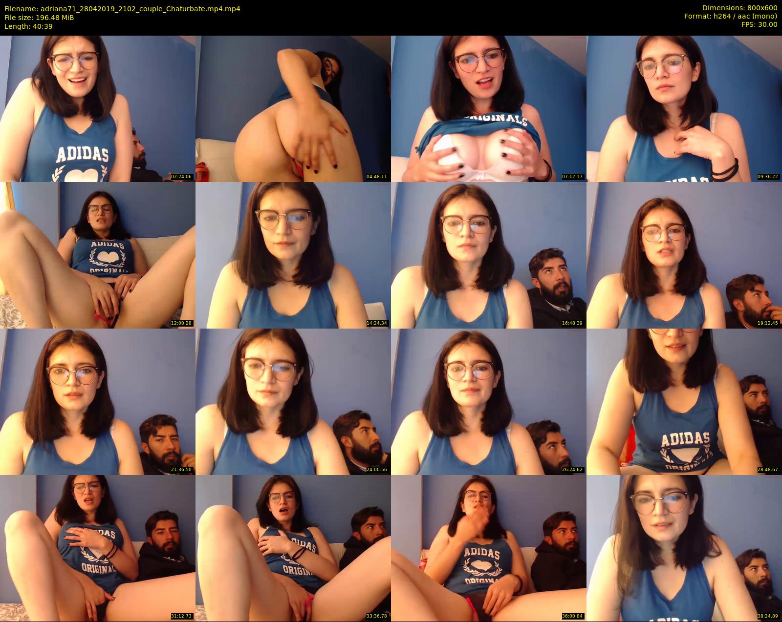 adriana71 — 41 minute Chaturbate couple cam show recording, 480p, Apr 28, 2019