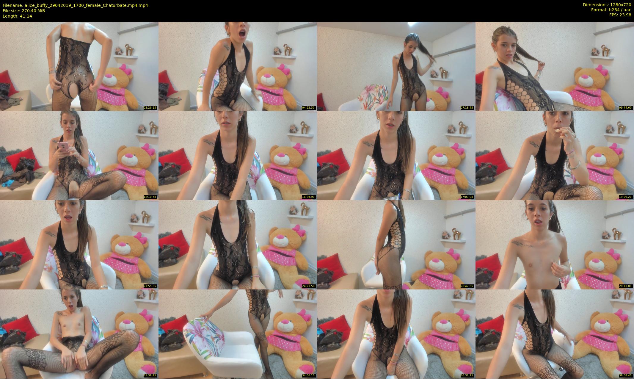 alice_buffy — 42 minute Chaturbate female cam show recording, 720p, Apr 29, 2019