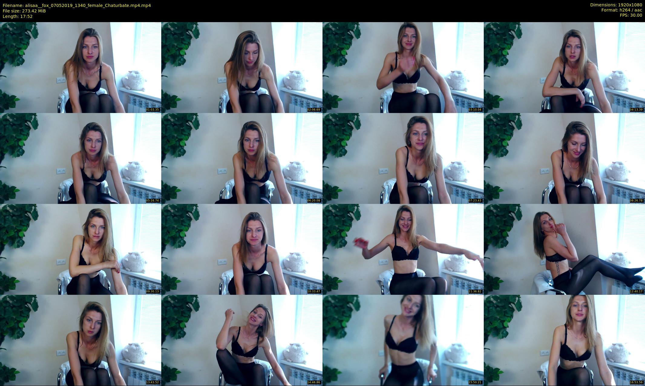 alisaa__fox — 18 minute Chaturbate female cam show recording, 1080p, May 7, 2019