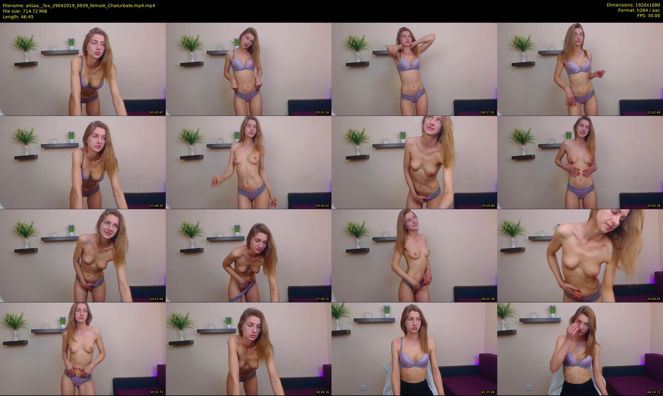 alisaa__fox — 47 minute Chaturbate female cam show recording, 1080p, Apr 29, 2019
