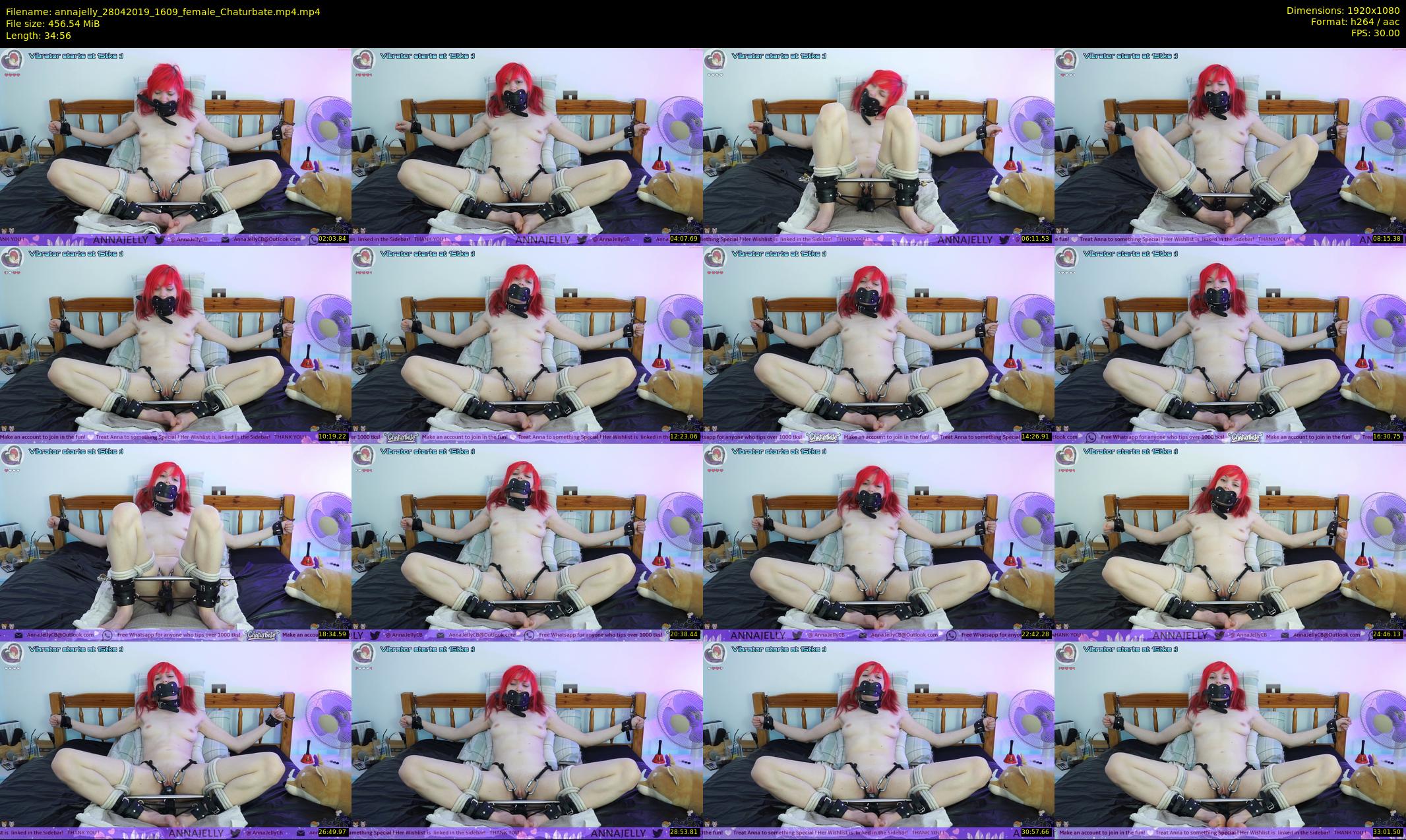 annajelly — 35 minute Chaturbate couple cam show recording, 1080p, Apr 28, 2019