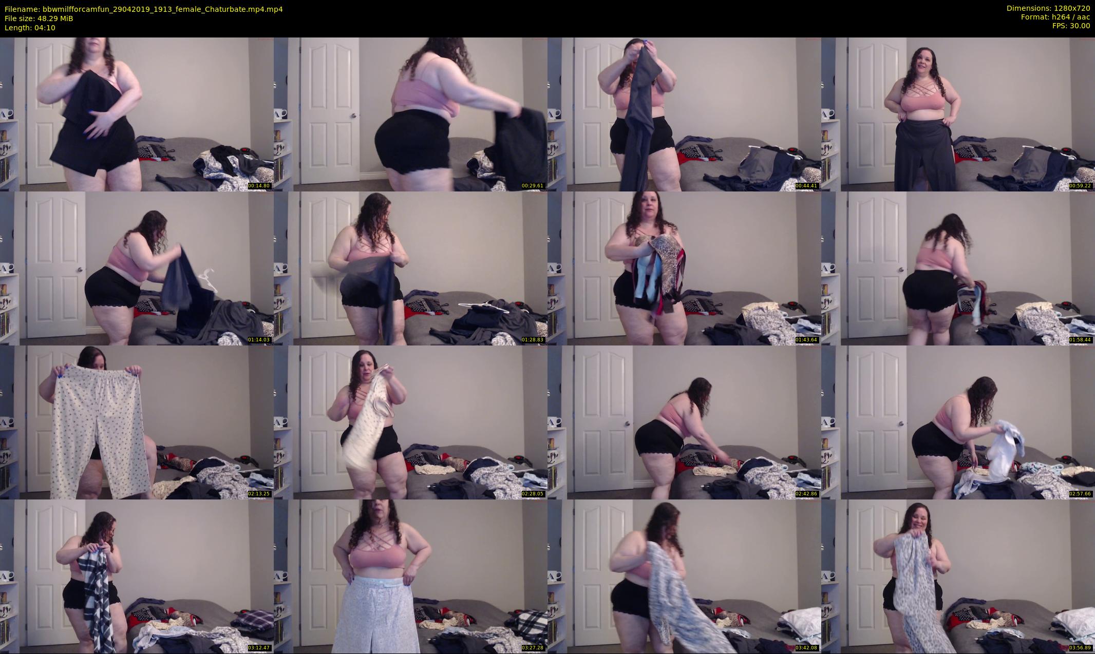 bbwmilfforcamfun — 5 minute Chaturbate female cam show recording, 720p, Apr 29, 2019