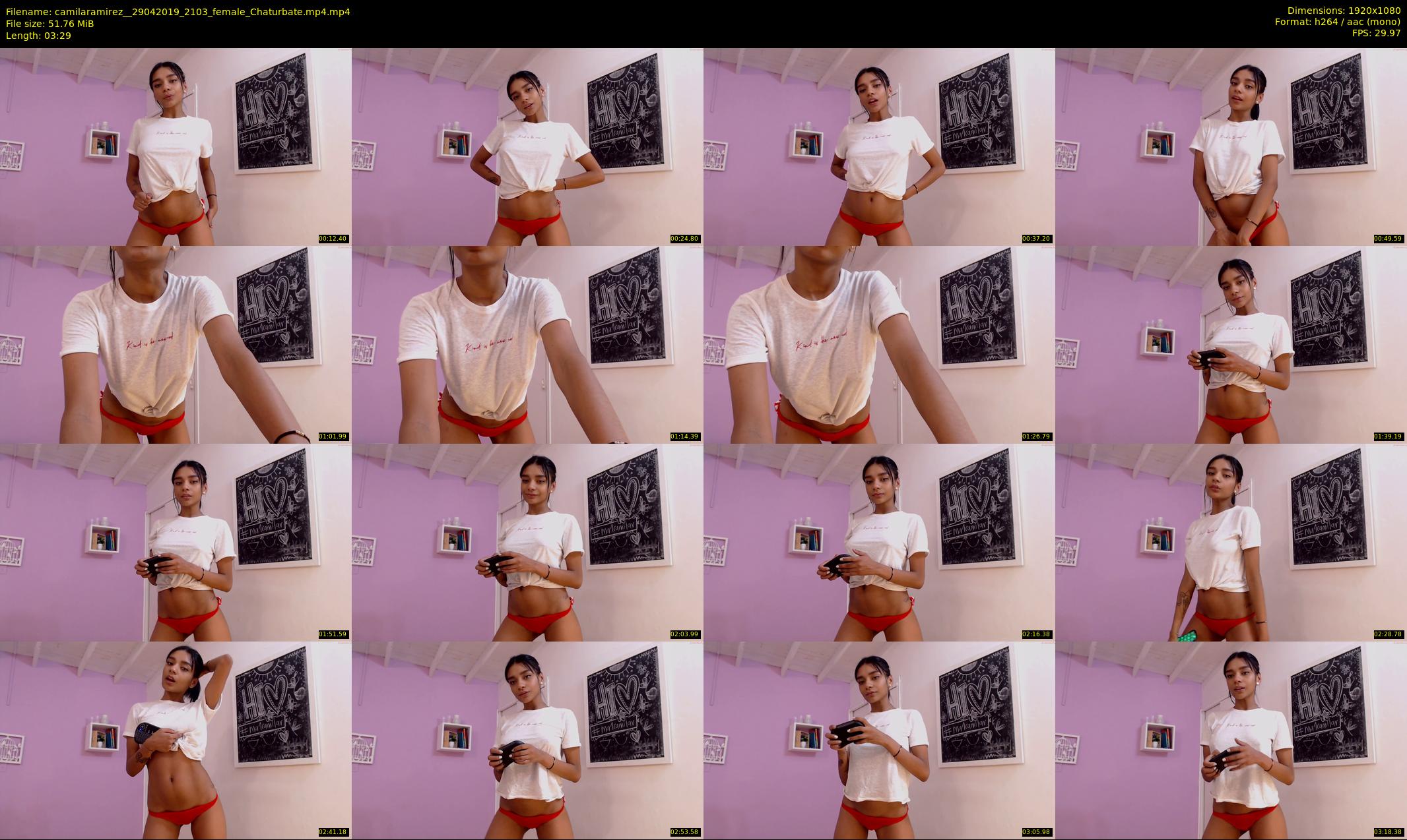 camilaramirez_ — 4 minute Chaturbate female cam show recording, 1080p, Apr 29, 2019