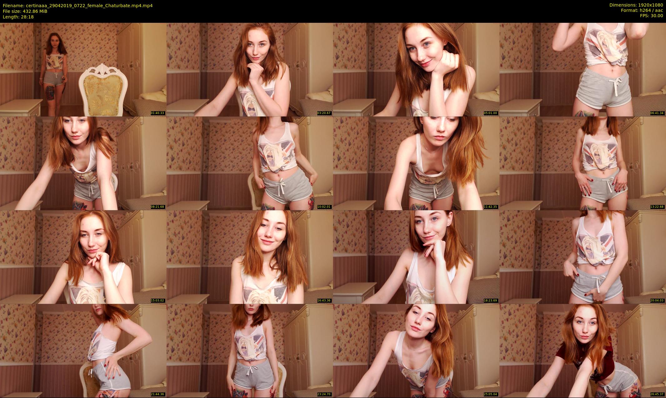 certinaaa — 29 minute Chaturbate female cam show recording, 1080p, Apr 29, 2019