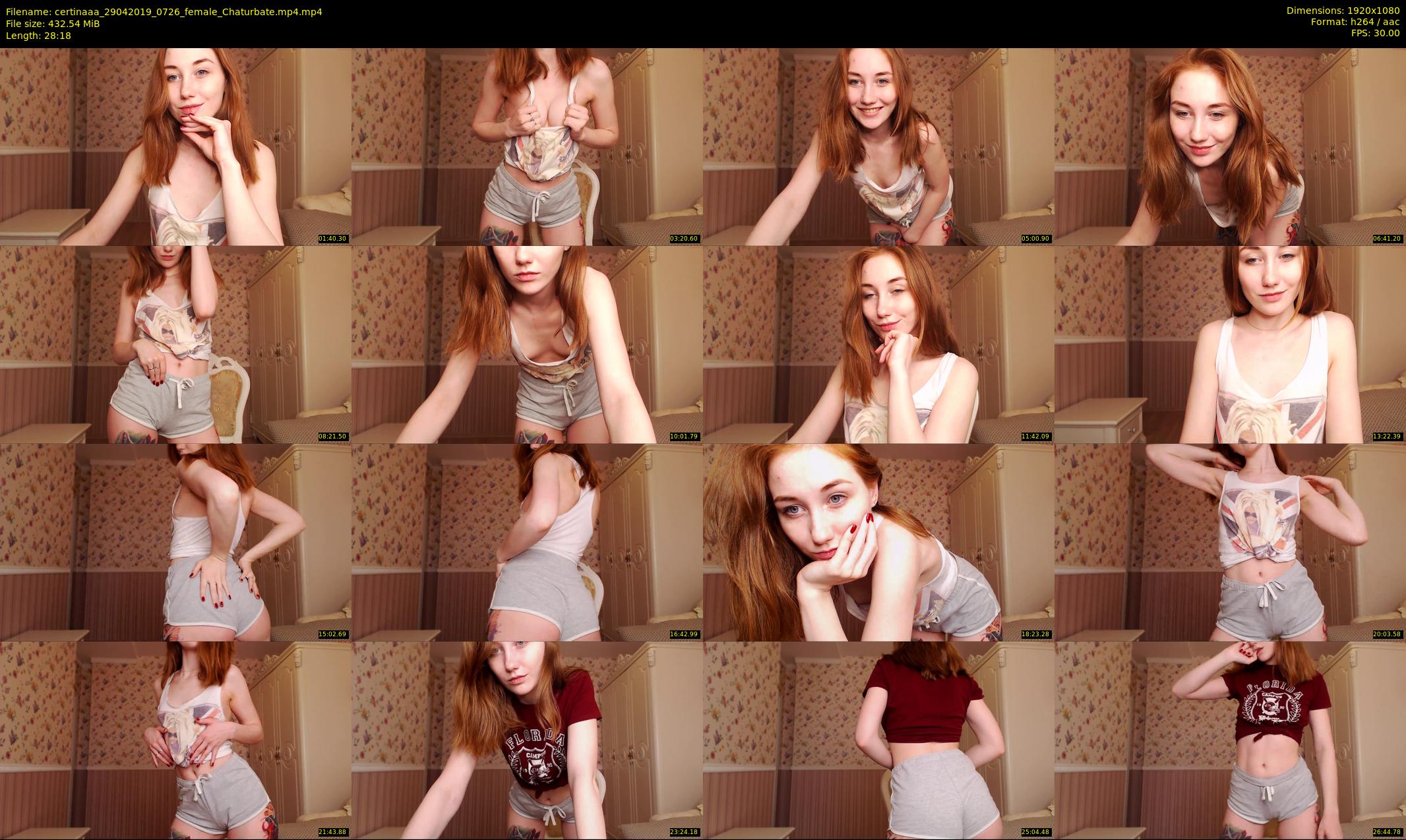certinaaa — 29 minute Chaturbate female cam show recording, 1080p, Apr 29, 2019