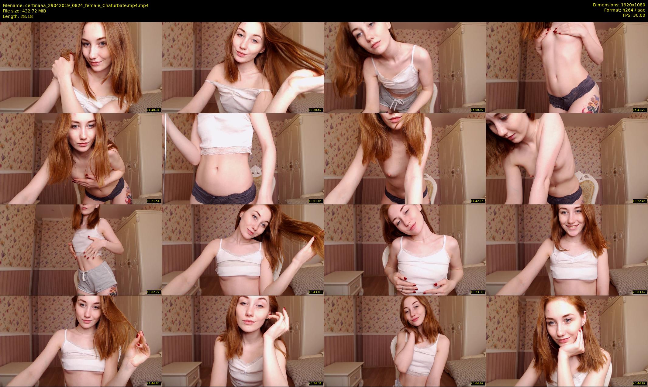 certinaaa — 29 minute Chaturbate female cam show recording, 1080p, Apr 29, 2019
