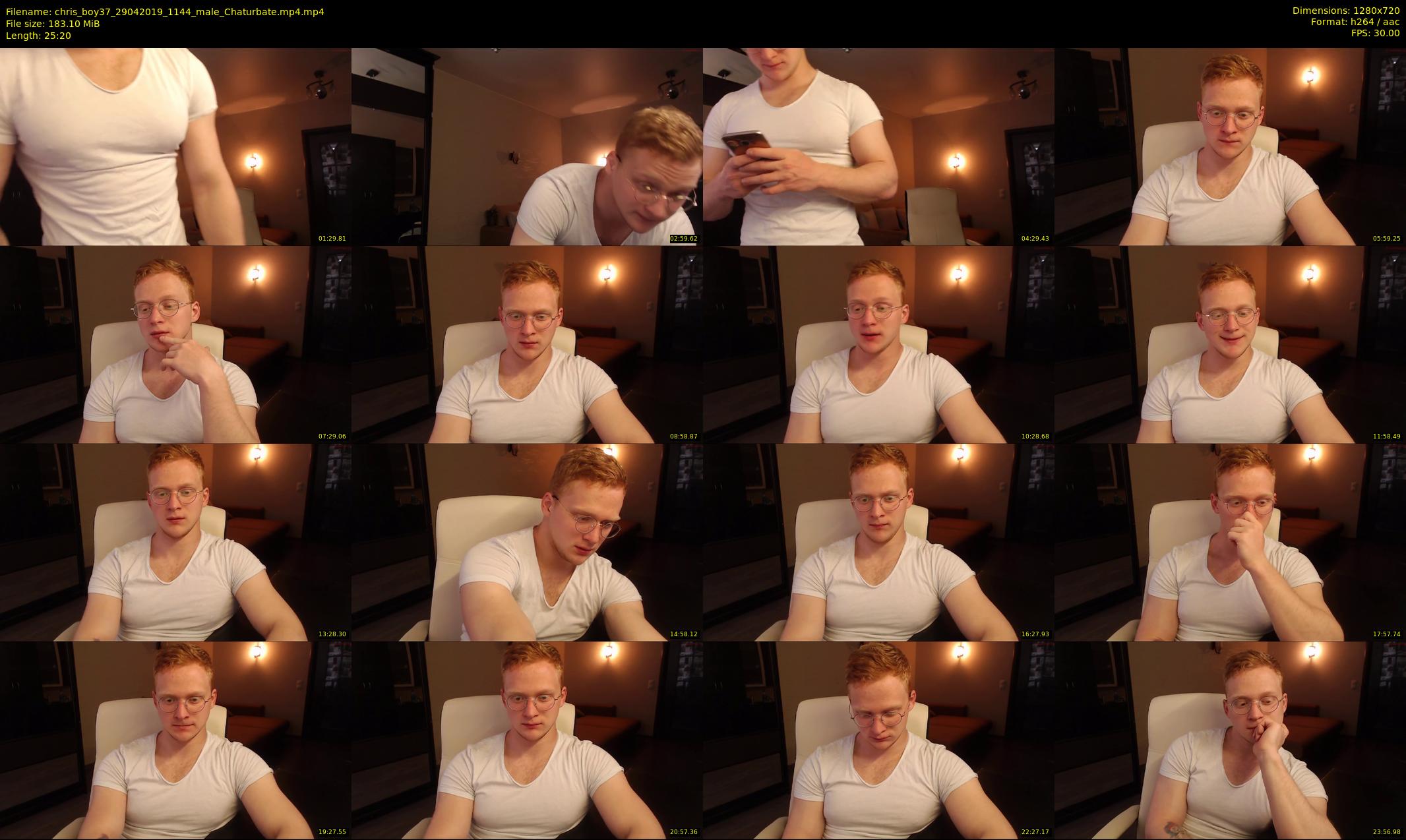 chris_boy37 — 26 minute Chaturbate male cam show recording, 720p, Apr 29, 2019