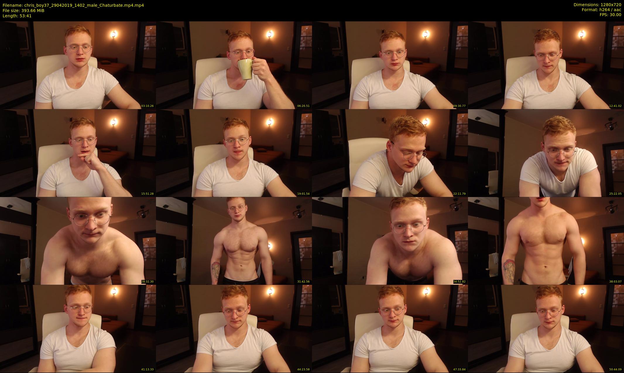 chris_boy37 — 54 minute Chaturbate male cam show recording, 720p, Apr 29, 2019