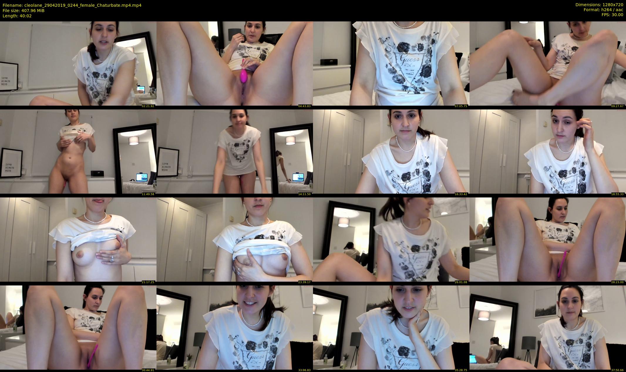cleolane — 41 minute Chaturbate female cam show recording, 720p, Apr 29, 2019