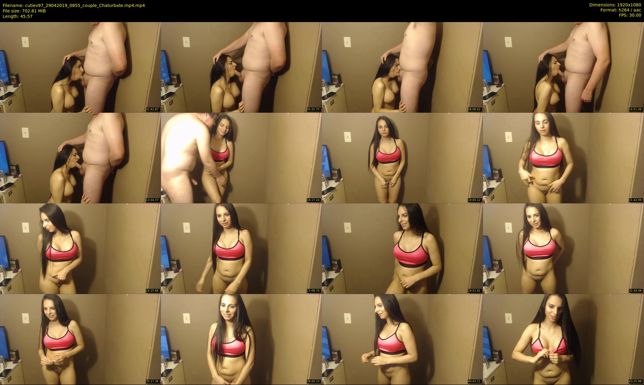 cutiev97 — 46 minute Chaturbate couple cam show recording, 1080p, Apr 29, 2019