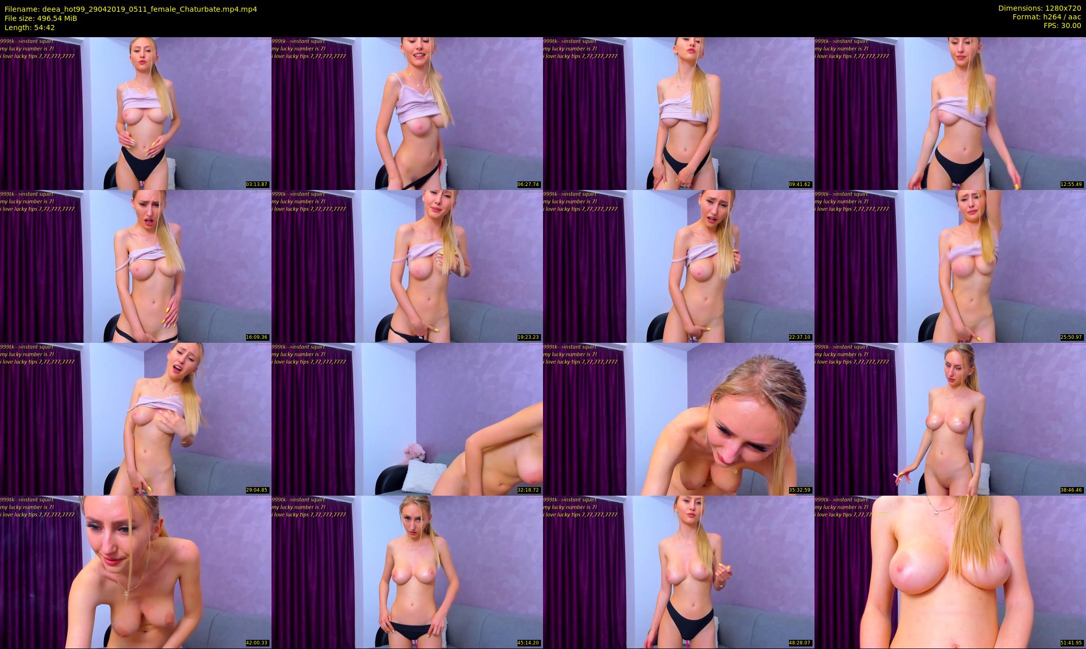 deea_hot99 — 55 minute Chaturbate female cam show recording, 720p, Apr 29, 2019