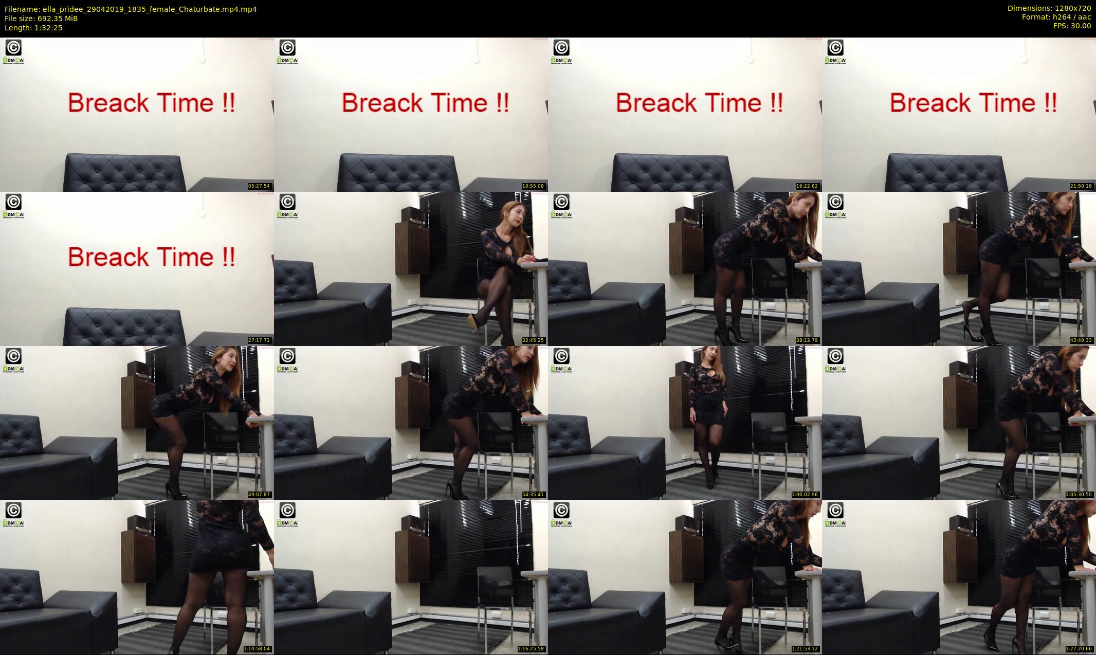 ella_pridee — 93 minute Chaturbate female cam show recording, 720p, Apr 29, 2019