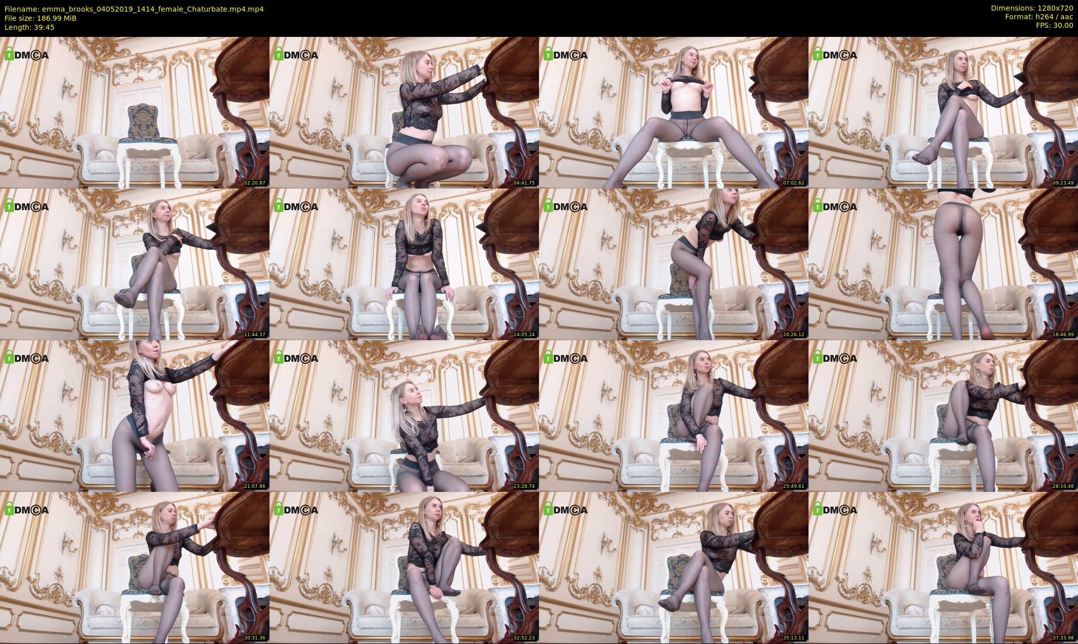emma_brooks — 40 minute Chaturbate female cam show recording, 720p, May 4, 2019