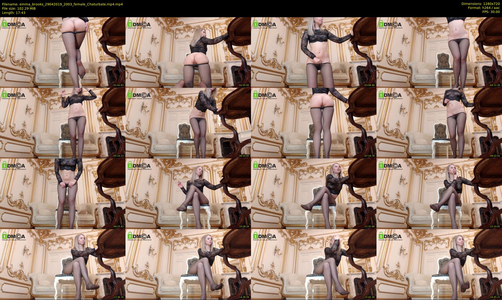 emma_brooks — 18 minute Chaturbate female cam show recording, 720p, Apr 29, 2019