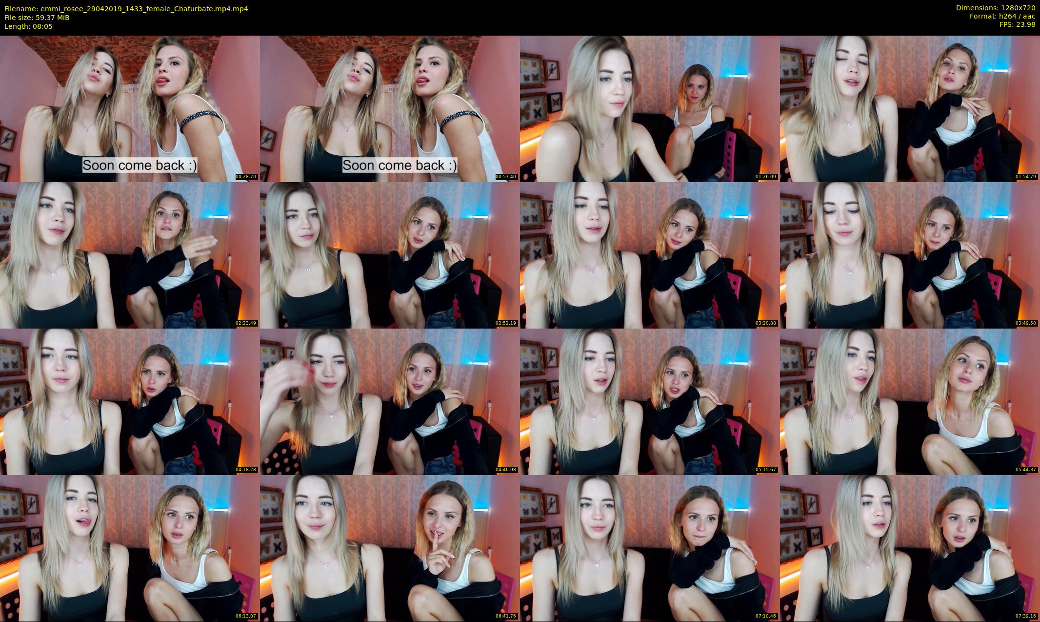 emmi_rosee — 9 minute Chaturbate female cam show recording, 720p, Apr 29, 2019