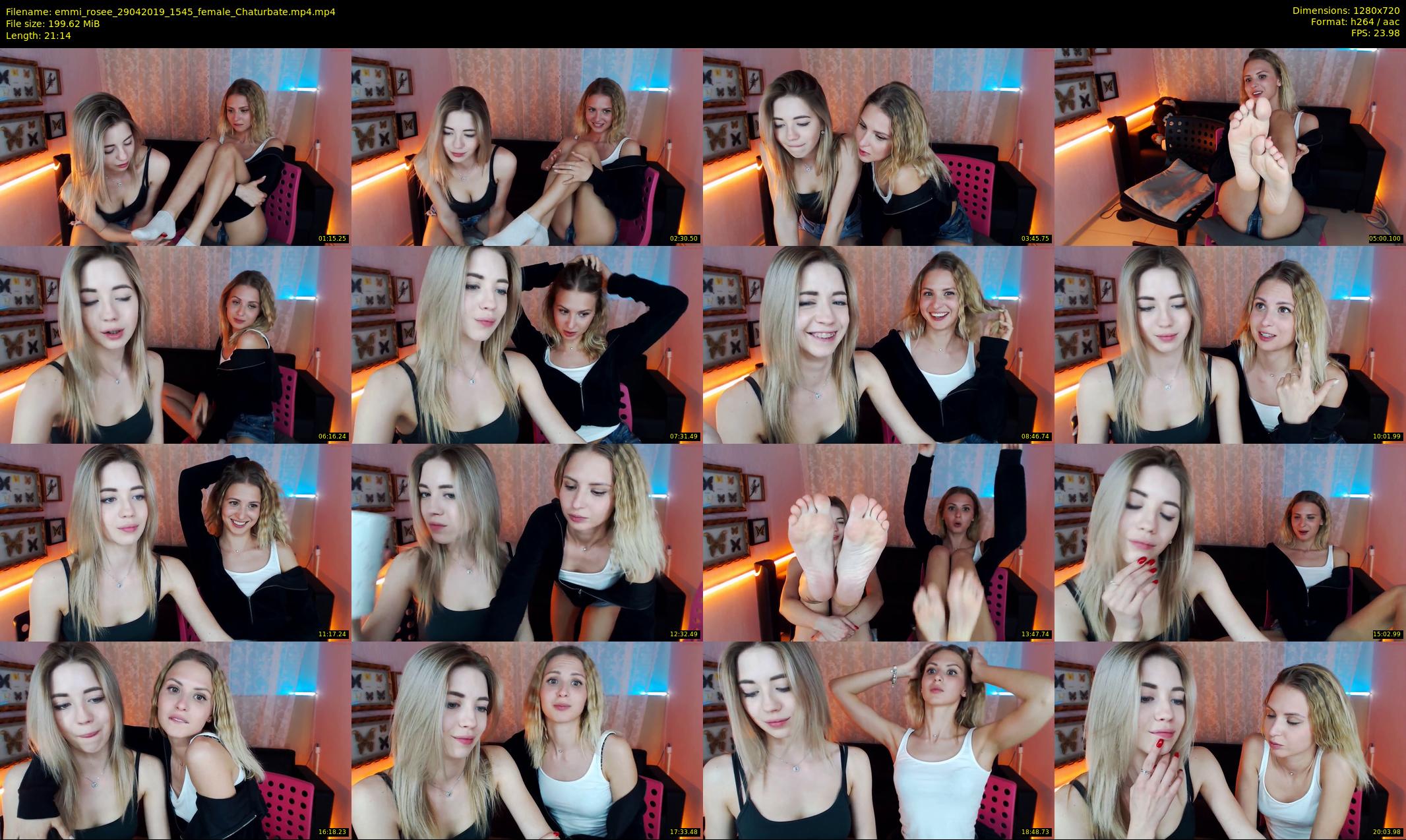emmi_rosee — 22 minute Chaturbate female cam show recording, 720p, Apr 29, 2019