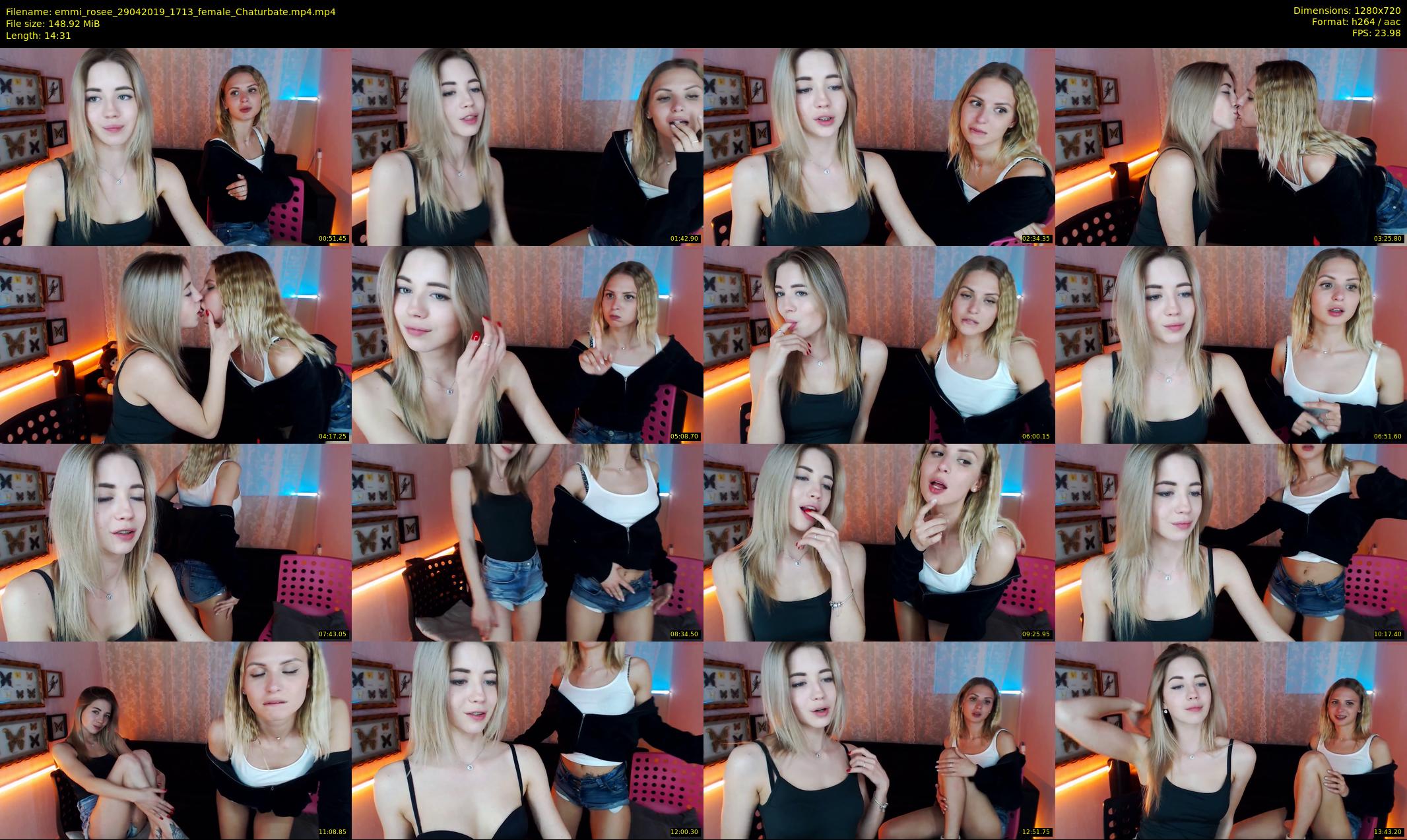emmi_rosee — 15 minute Chaturbate female cam show recording, 720p, Apr 29, 2019
