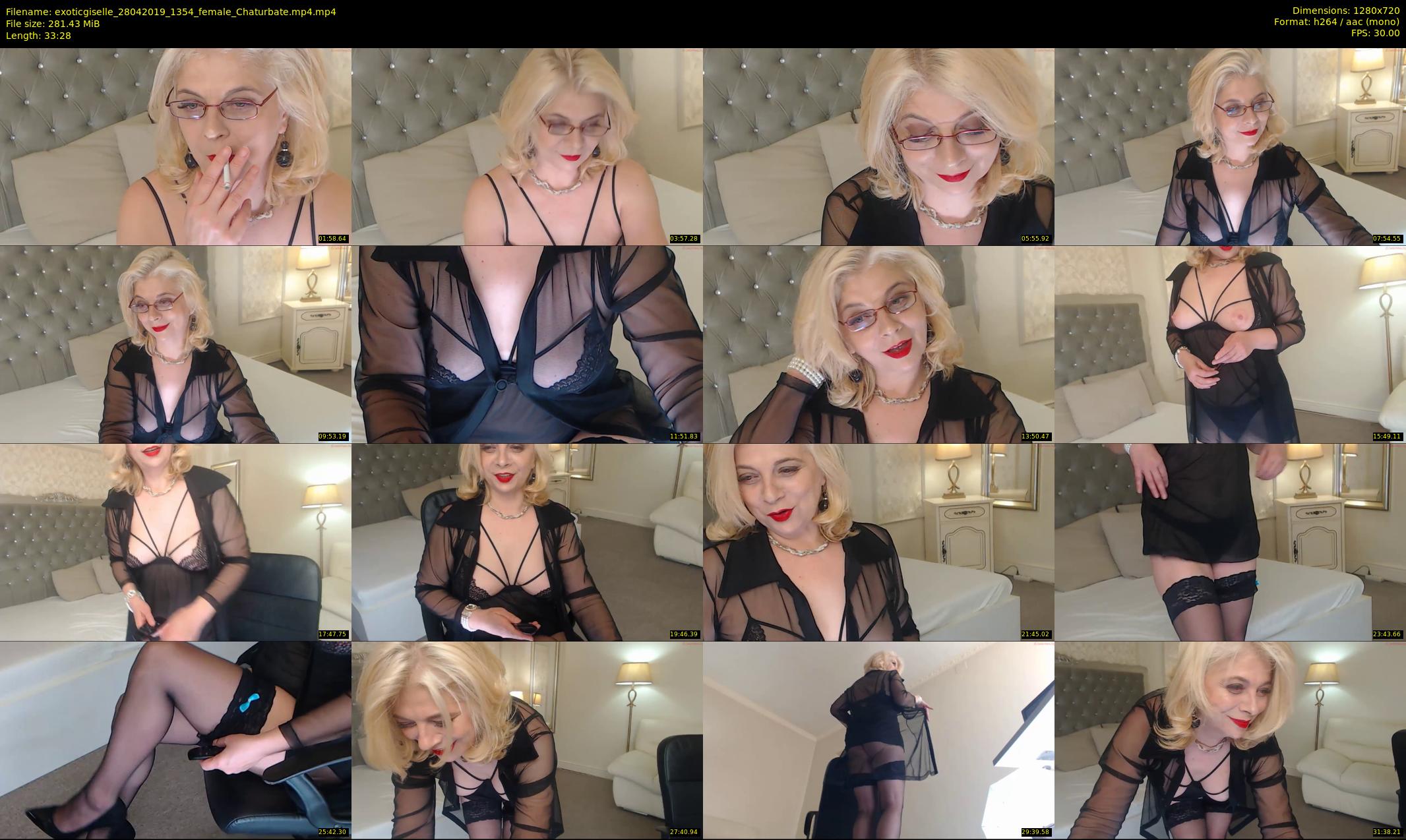 exoticgiselle — 34 minute Chaturbate female cam show recording, 720p, Apr 28, 2019