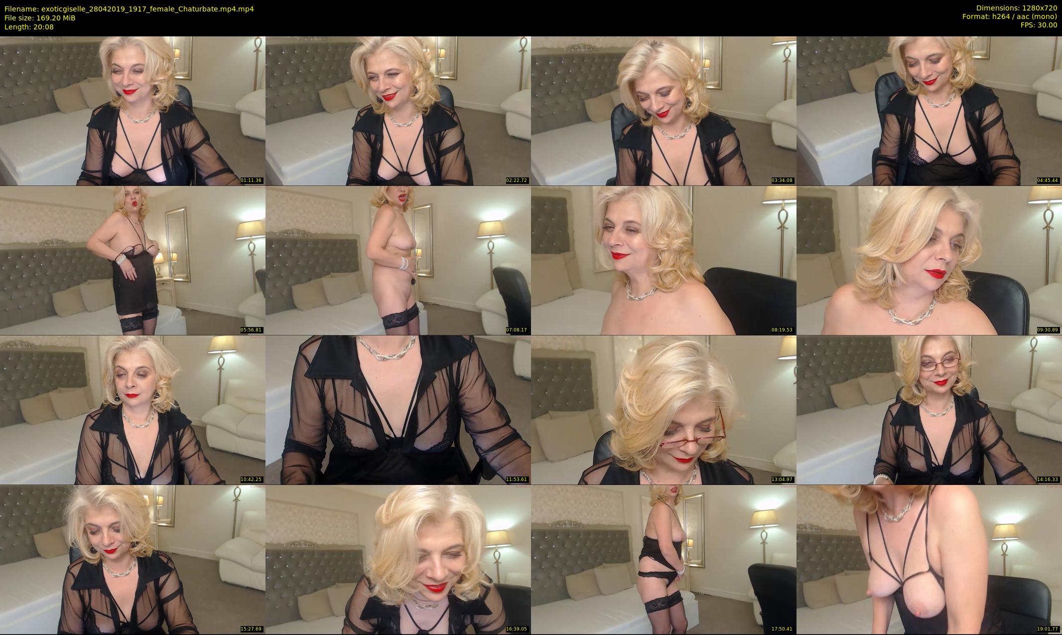 exoticgiselle — 21 minute Chaturbate female cam show recording, 720p, Apr 28, 2019