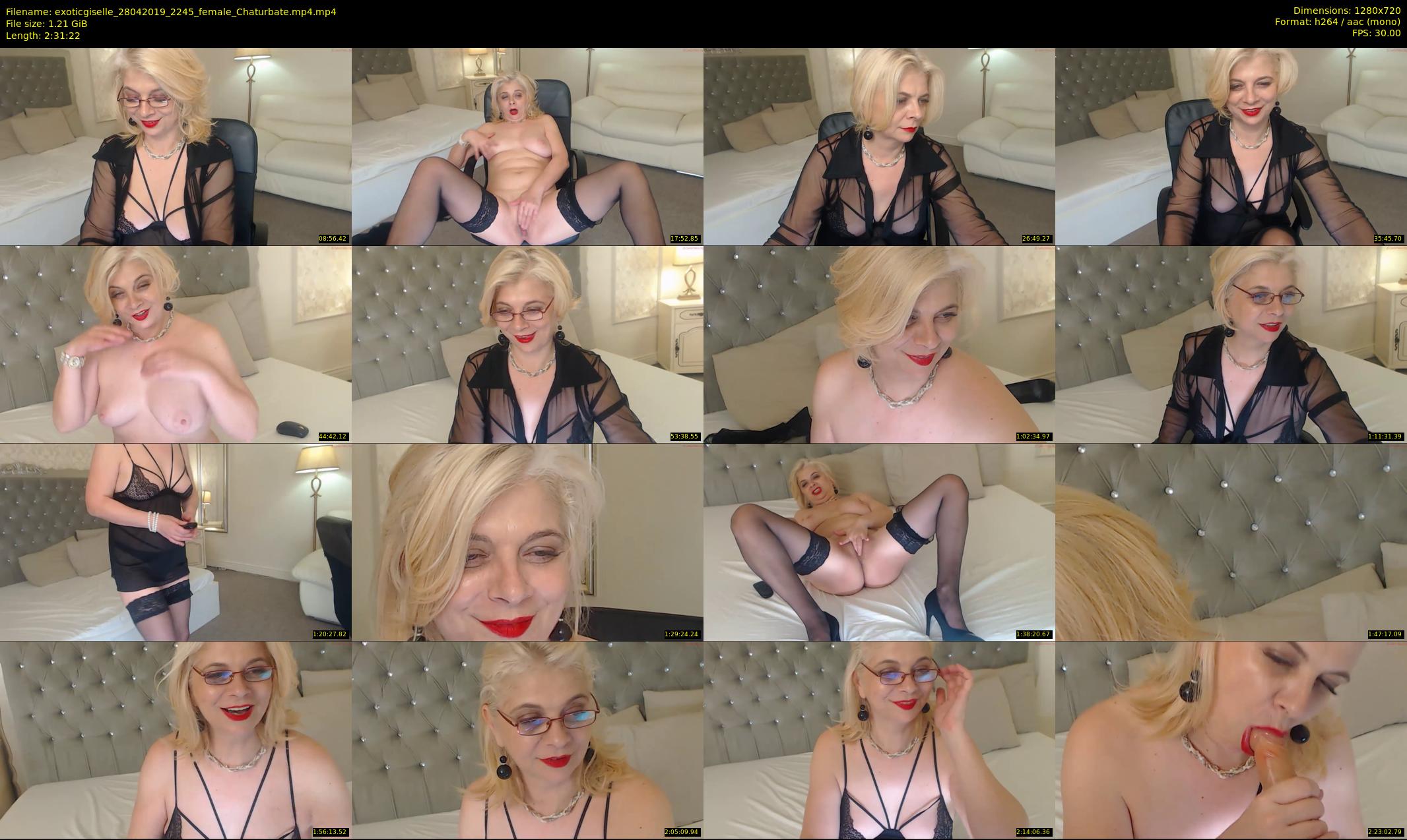 exoticgiselle — 152 minute Chaturbate female cam show recording, 720p, Apr 28, 2019