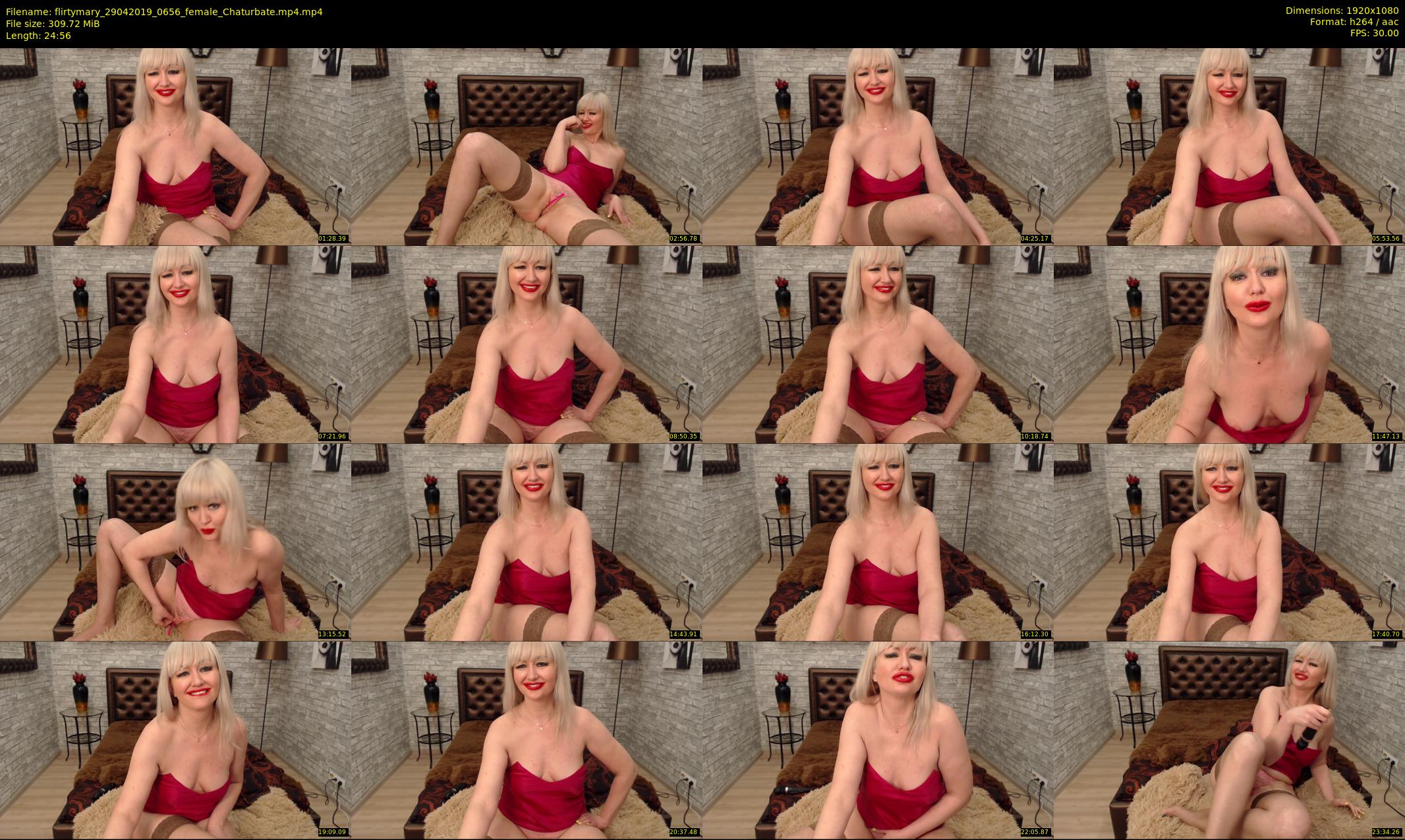 flirtymary — 25 minute Chaturbate female cam show recording, 1080p, Apr 29, 2019