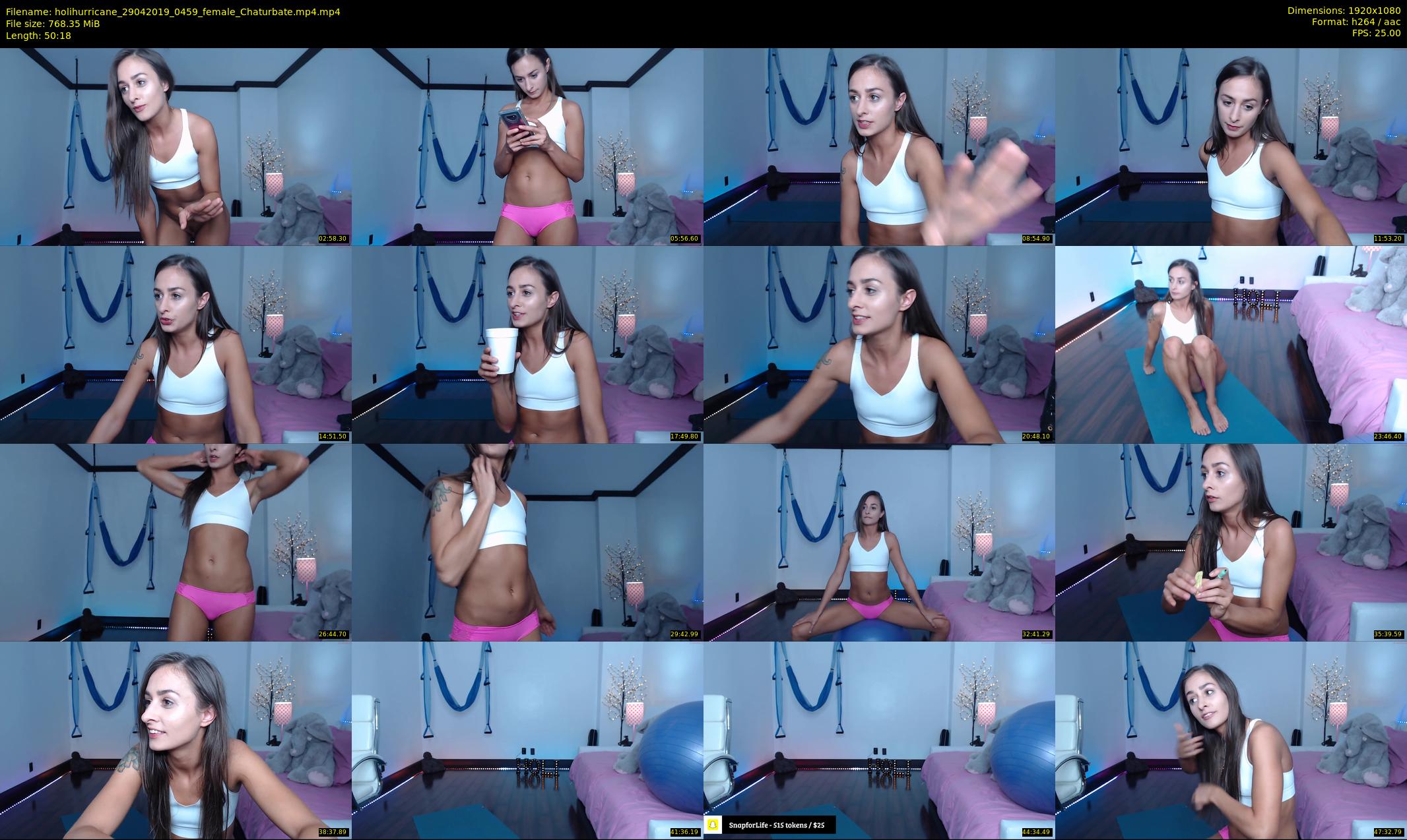 holihurricane — 51 minute Chaturbate female cam show recording, 1080p, Apr 29, 2019