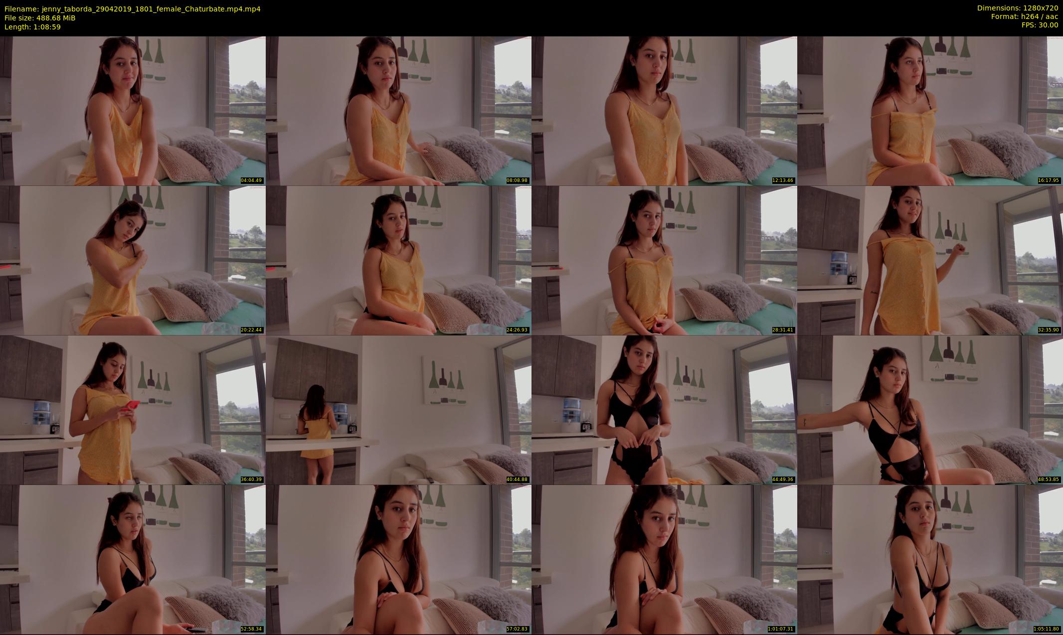 jenny_taborda — 69 minute Chaturbate female cam show recording, 720p, Apr 29, 2019