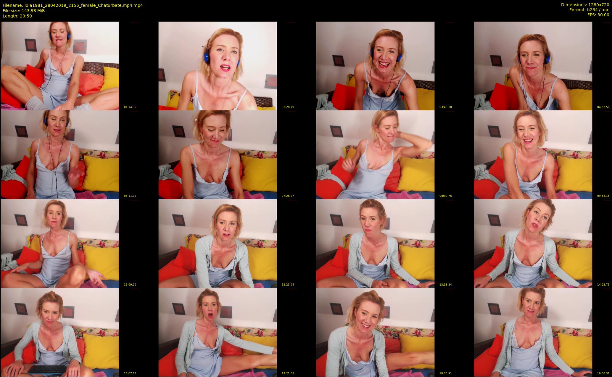 lola1981 — 21 minute Chaturbate female cam show recording, 720p, Apr 28, 2019