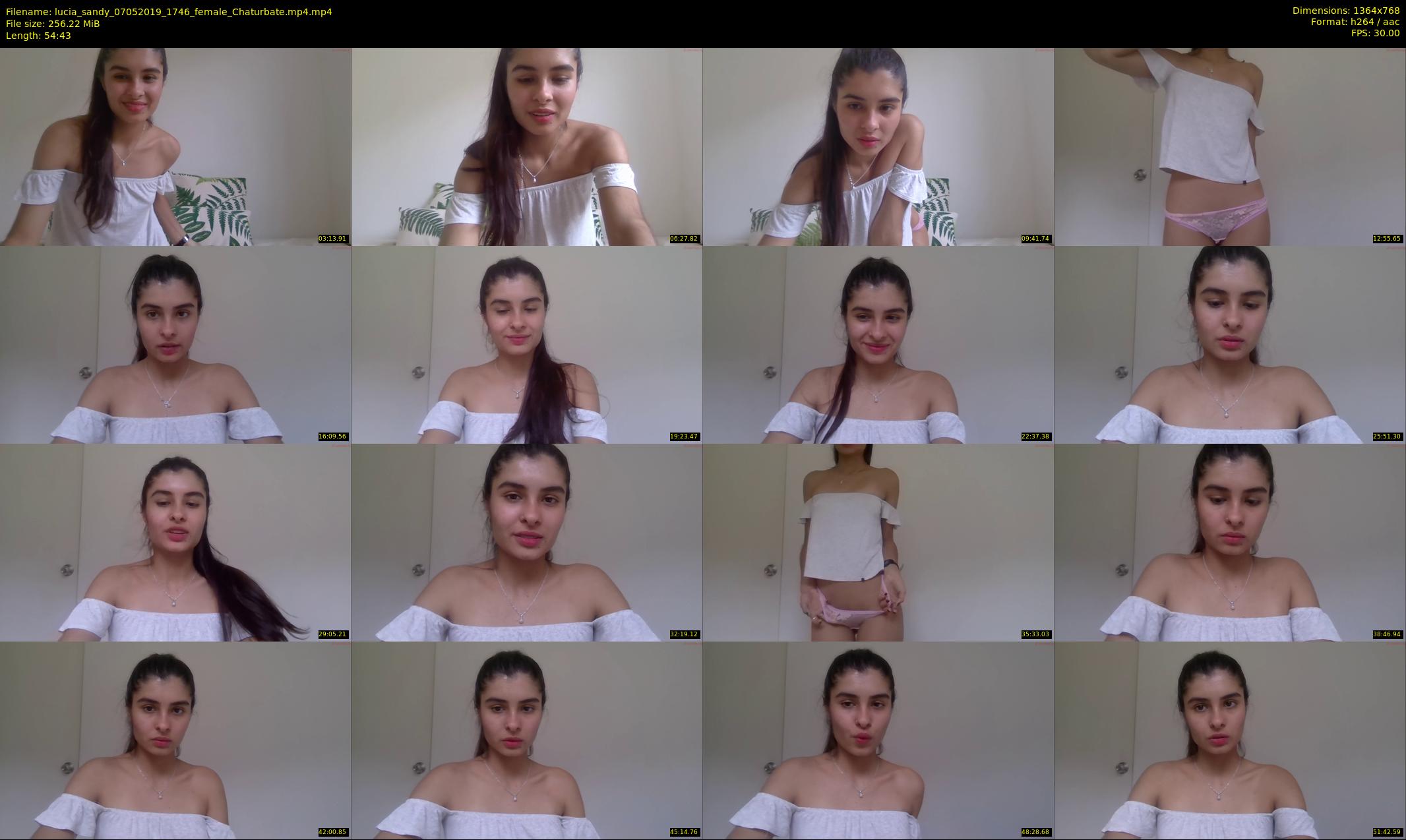 lucia_sandy — 55 minute Chaturbate female cam show recording, 720p, May 7, 2019