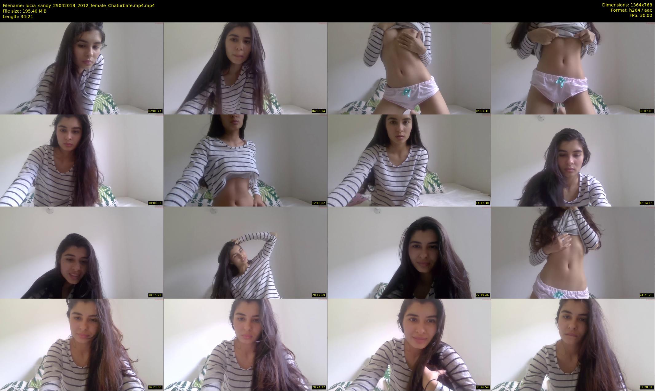 lucia_sandy — 35 minute Chaturbate female cam show recording, 720p, Apr 29, 2019