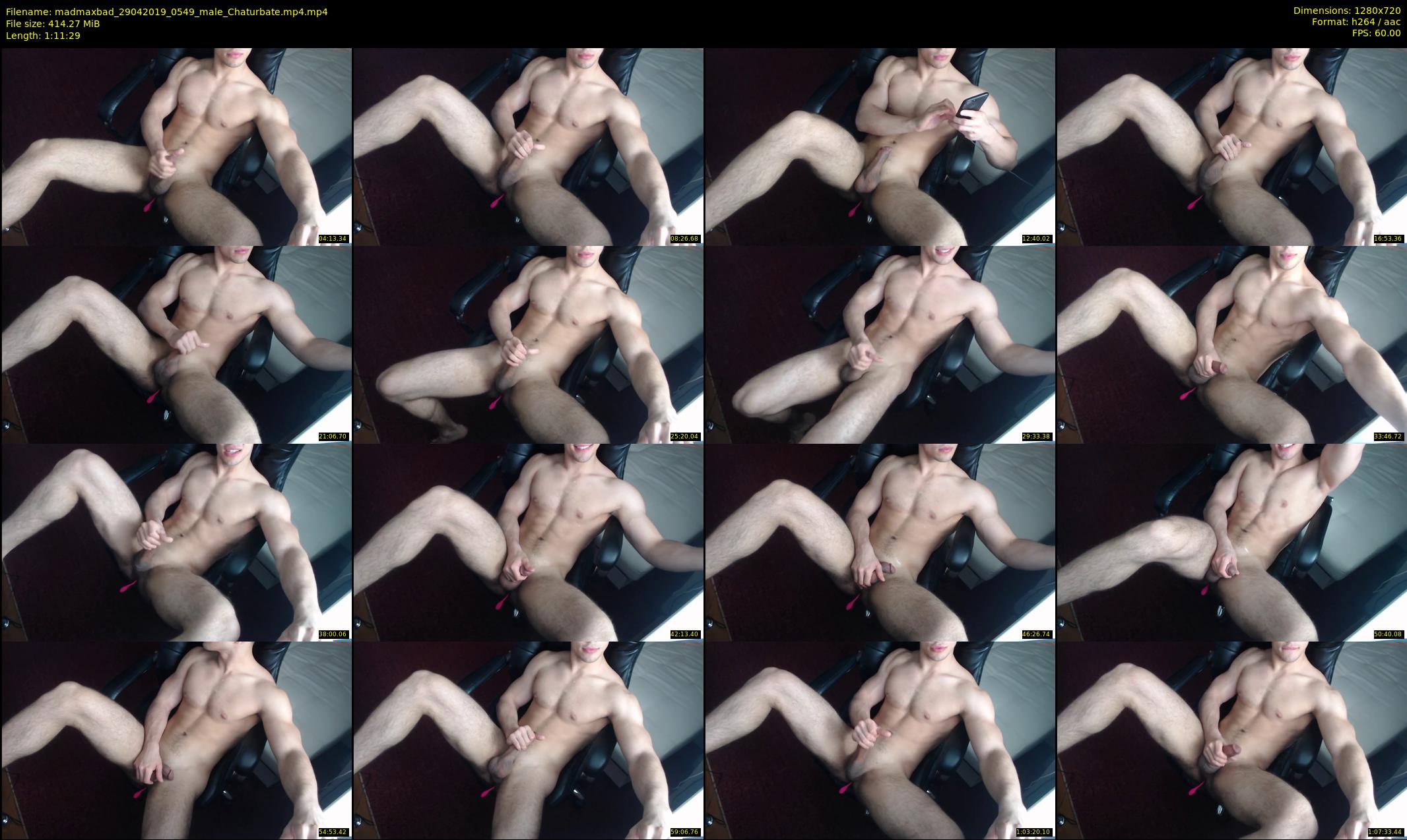 madmaxbad — 72 minute Chaturbate male cam show recording, 720p, Apr 29, 2019