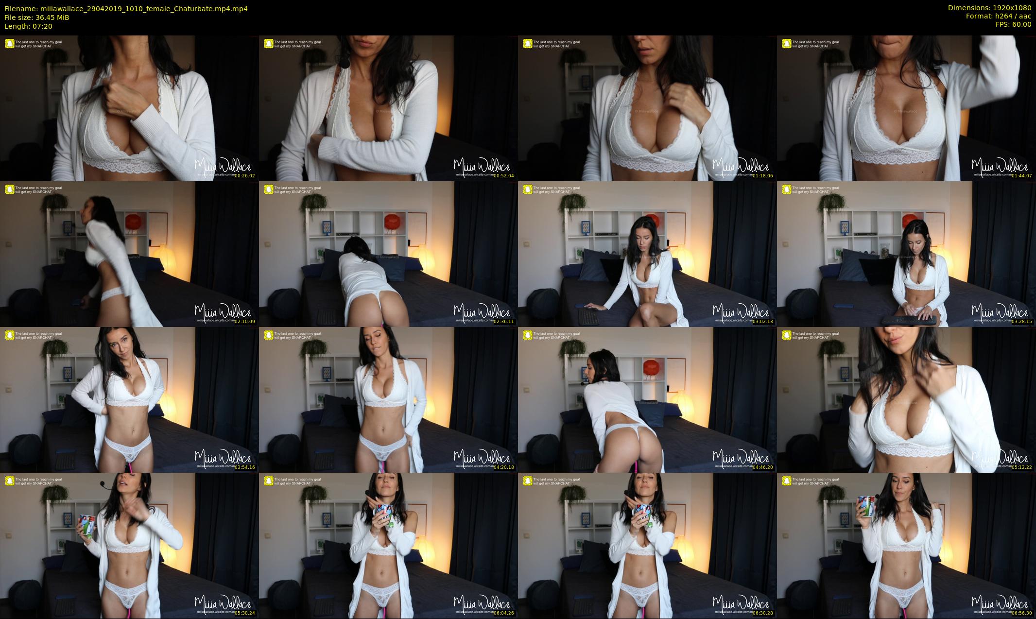 miiiawallace — 8 minute Chaturbate female cam show recording, 1080p, Apr 29, 2019