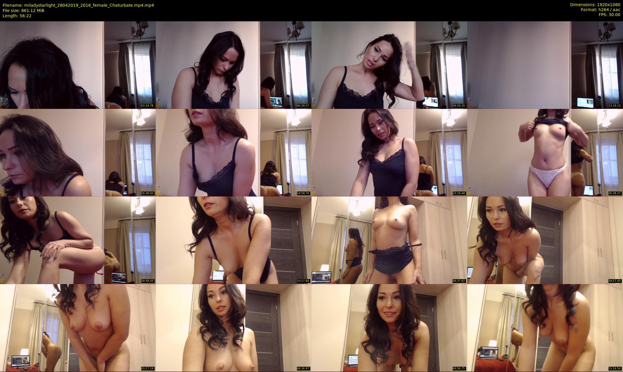 miladystarlight — 57 minute Chaturbate female cam show recording, 1080p, Apr 28, 2019