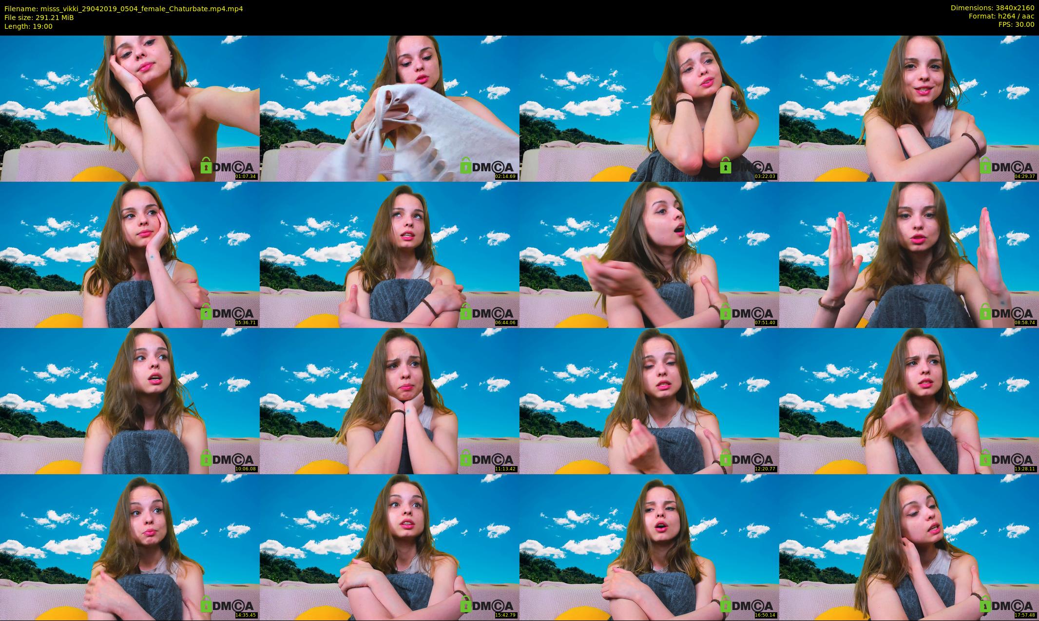 misss_vikki — 19 minute Chaturbate female cam show recording, 4K, Apr 29, 2019