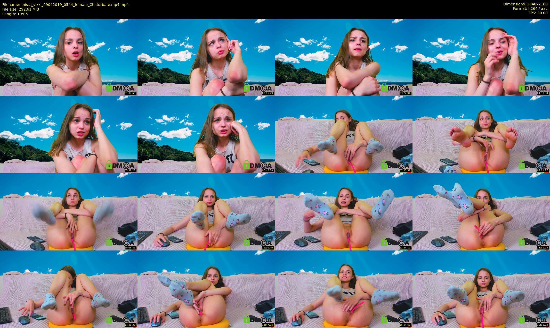 misss_vikki — 20 minute Chaturbate female cam show recording, 4K, Apr 29, 2019