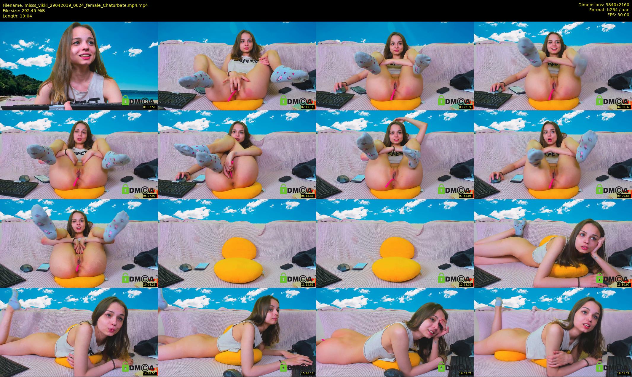 misss_vikki — 20 minute Chaturbate female cam show recording, 4K, Apr 29, 2019