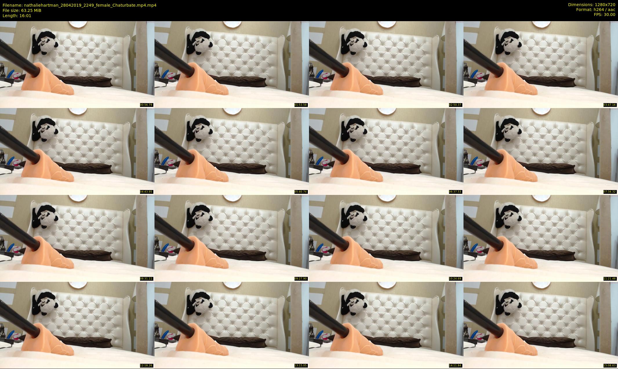 nathaliehartman — 17 minute Chaturbate female cam show recording, 720p, Apr 28, 2019