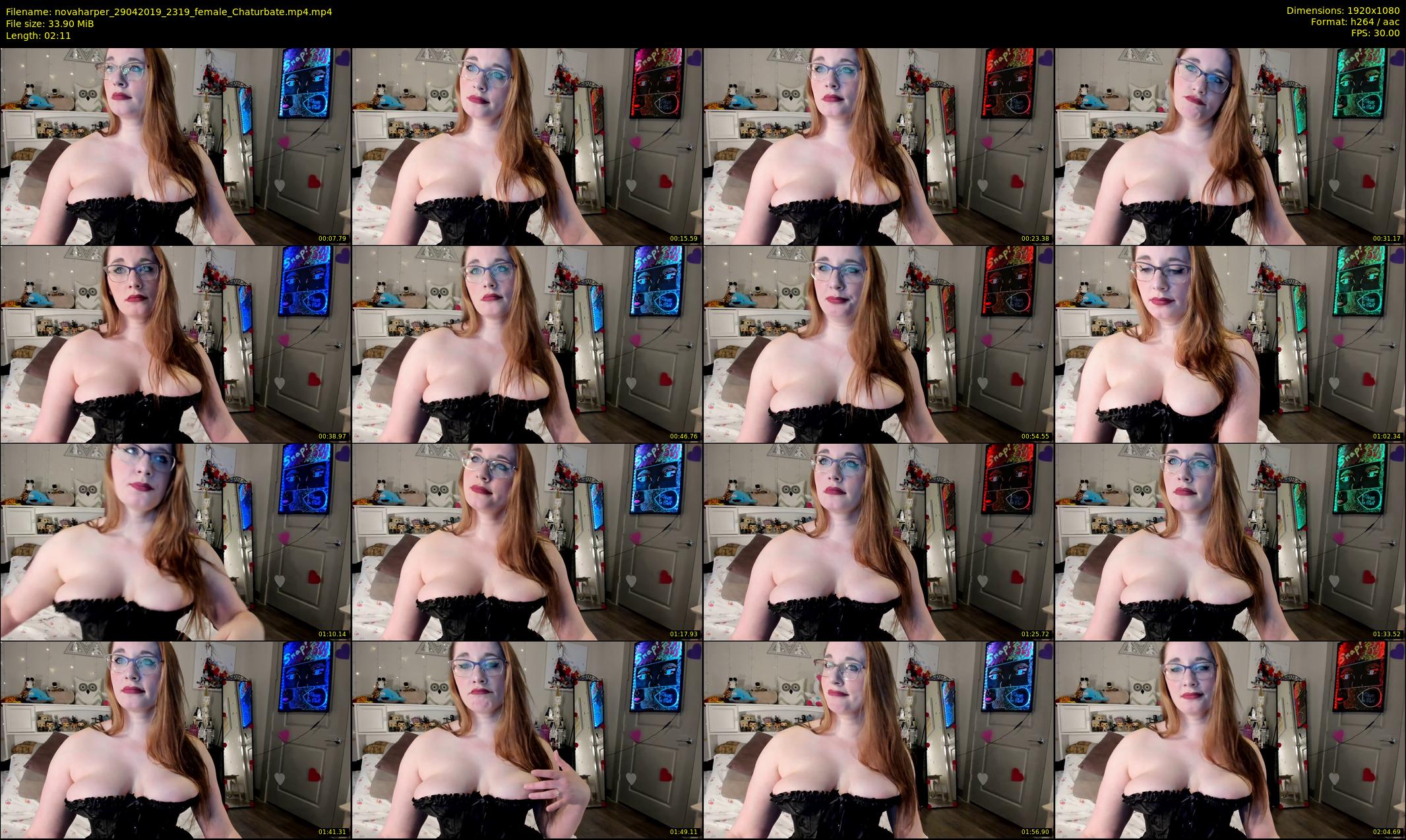 novaharper — 3 minute Chaturbate female cam show recording, 1080p, Apr 29, 2019