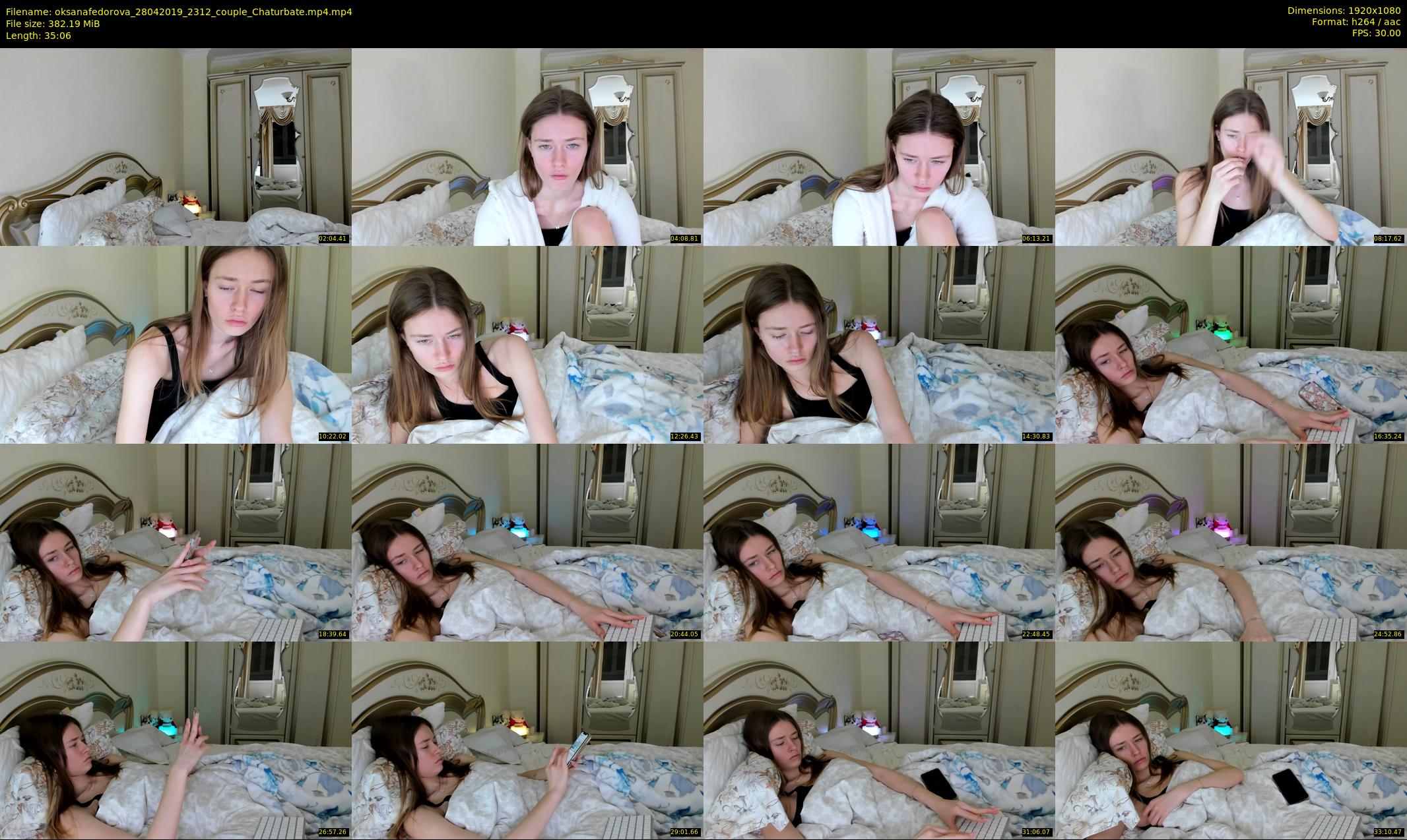 oksanafedorova — 36 minute Chaturbate female cam show recording, 1080p, Apr 28, 2019