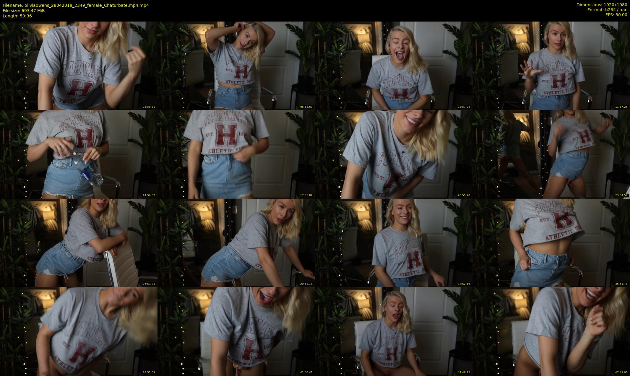 oliviaowens — 51 minute Chaturbate female cam show recording, 1080p, Apr 28, 2019