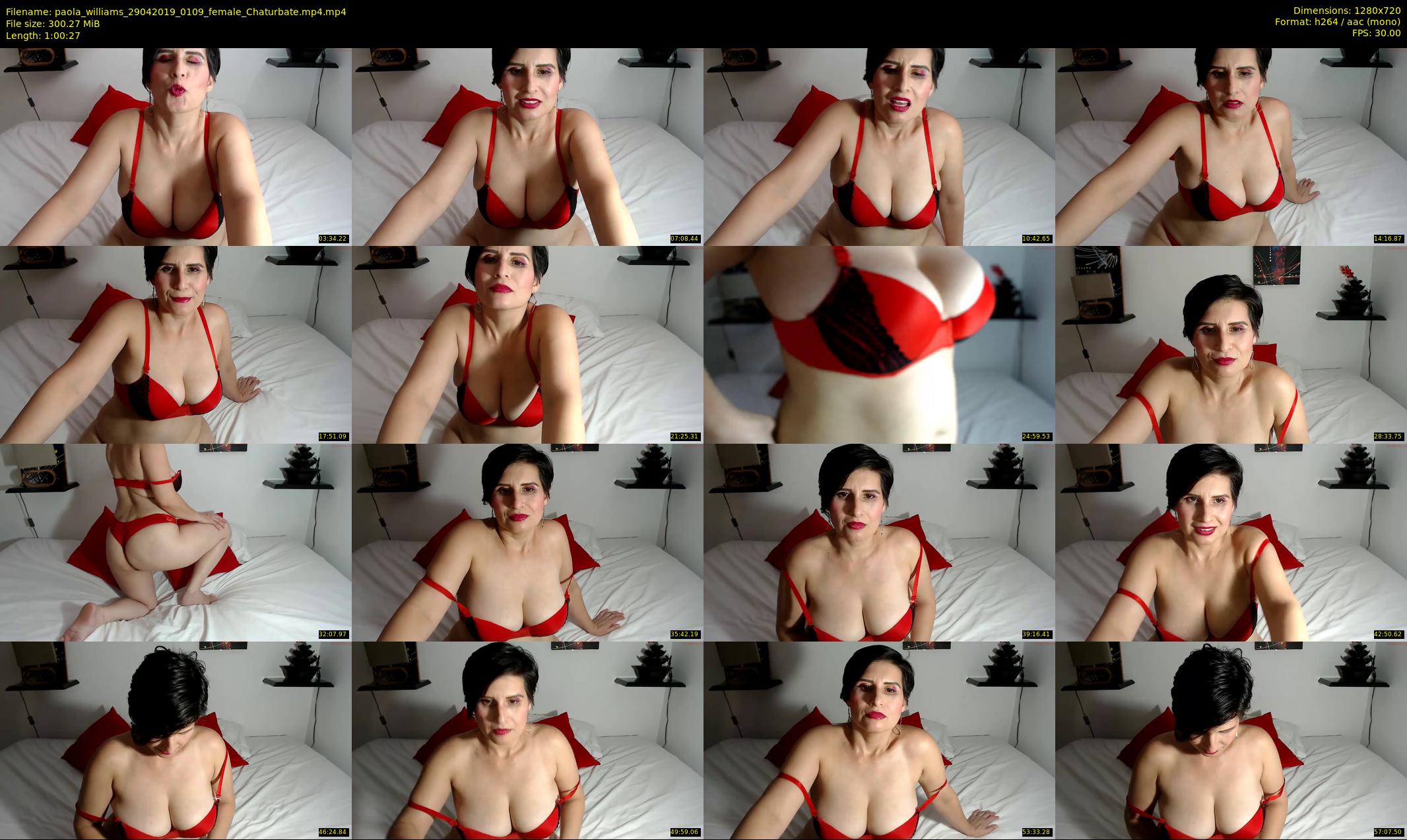 paola_williams — 61 minute Chaturbate female cam show recording, 720p, Apr 29, 2019