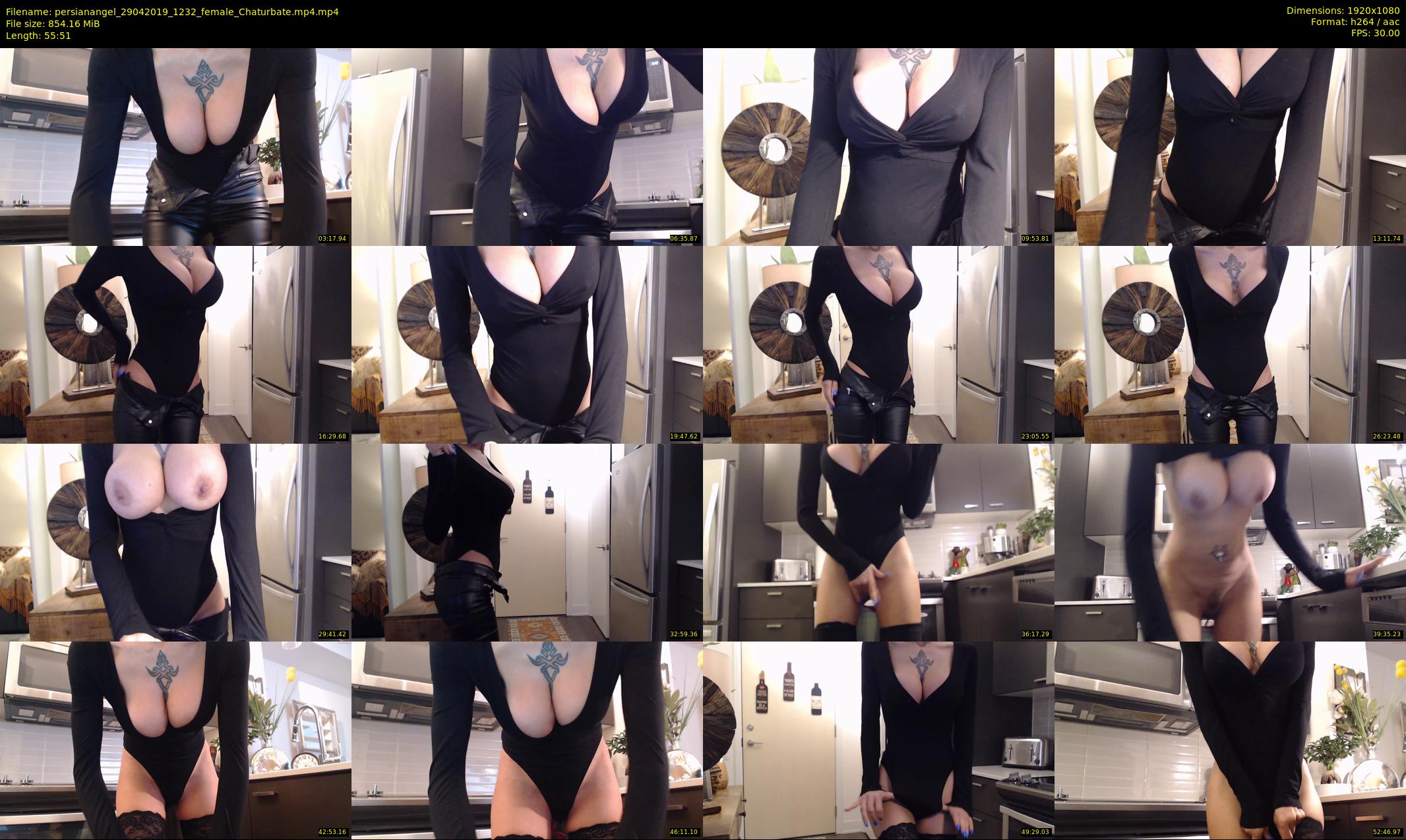 persianangel — 56 minute Chaturbate female cam show recording, 1080p, Apr 29, 2019
