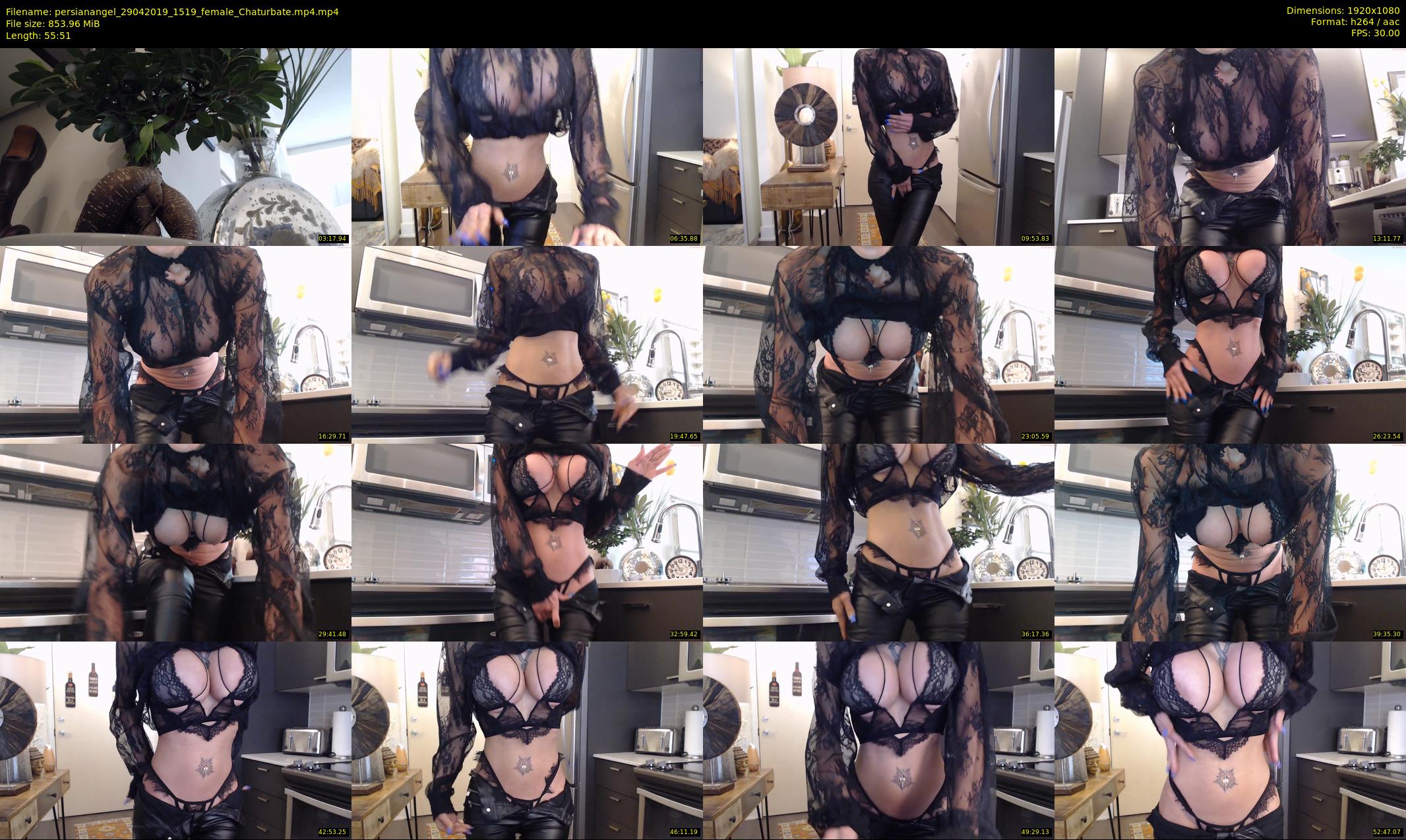 persianangel — 56 minute Chaturbate female cam show recording, 1080p, Apr 29, 2019