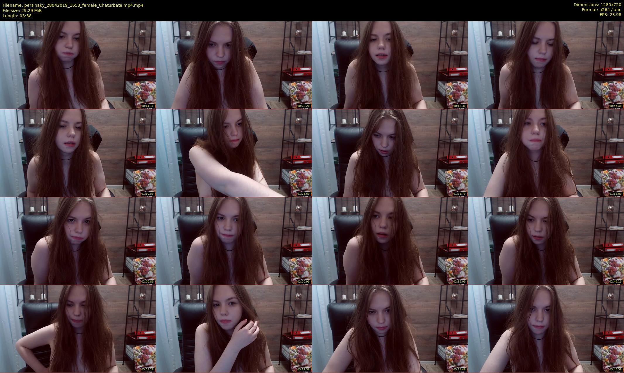 persinaky — 4 minute Chaturbate female cam show recording, 720p, Apr 28, 2019